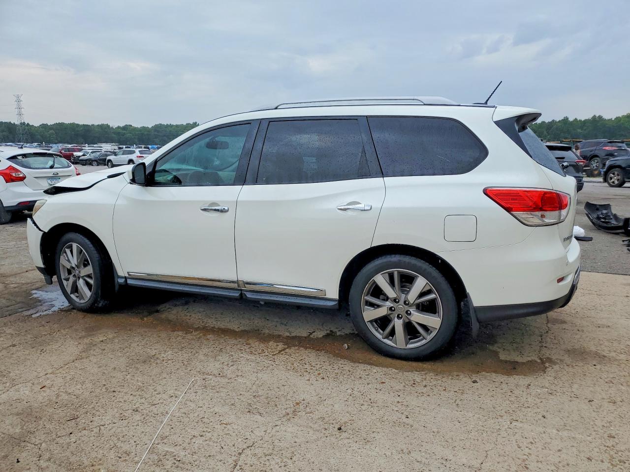 2016 Nissan Pathfinder Platinum White vin: 5N1AR2MN7GC621171