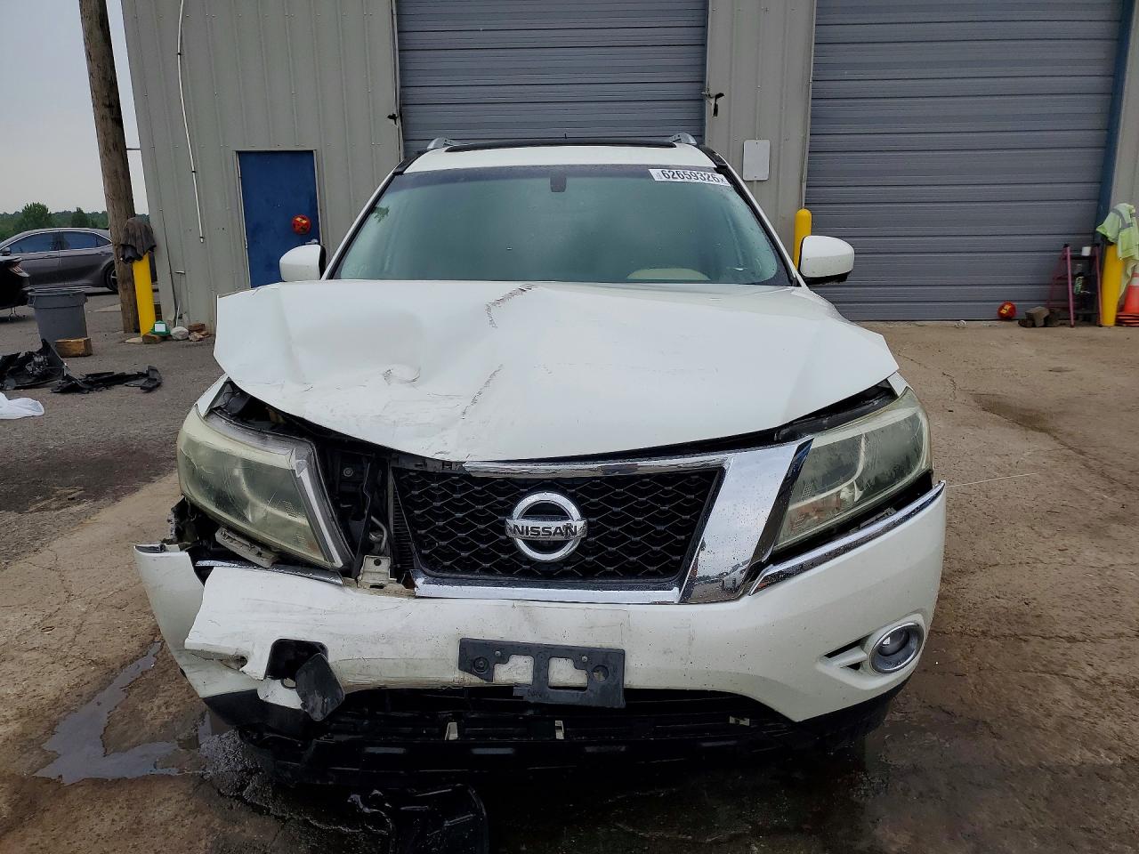 2016 Nissan Pathfinder Platinum White vin: 5N1AR2MN7GC621171