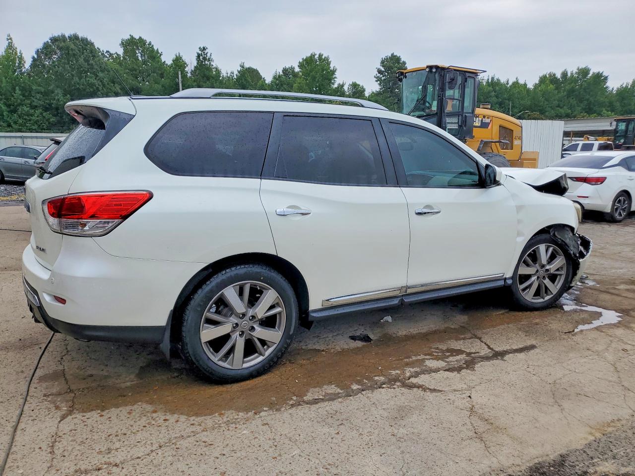 2016 Nissan Pathfinder Platinum White vin: 5N1AR2MN7GC621171