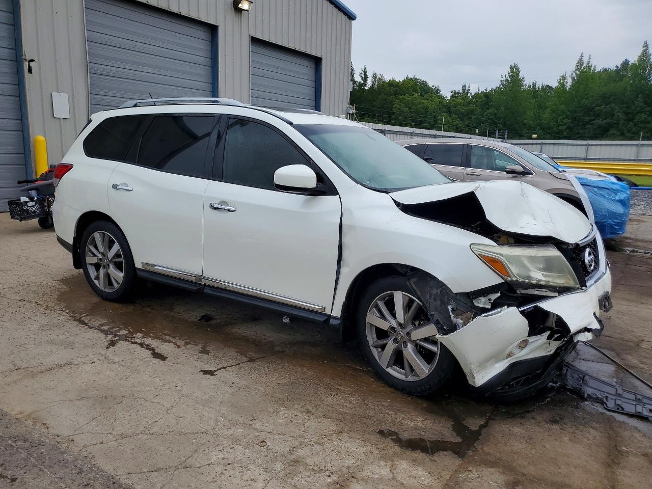 2016 Nissan Pathfinder Platinum White vin: 5N1AR2MN7GC621171
