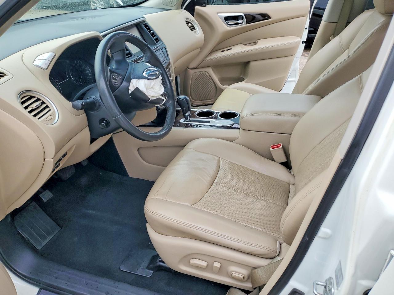 2016 Nissan Pathfinder Platinum White vin: 5N1AR2MN7GC621171