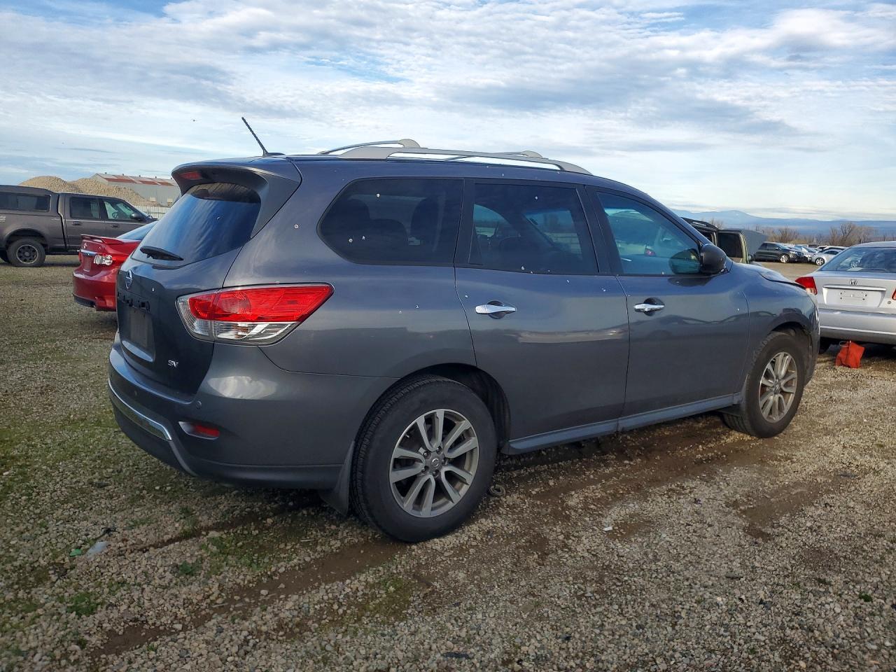 2016 Nissan Pathfinder S Gray vin: 5N1AR2MN7GC663761