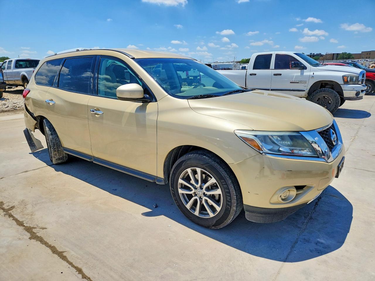 2013 Nissan Pathfinder S Tan vin: 5N1AR2MN8DC621045