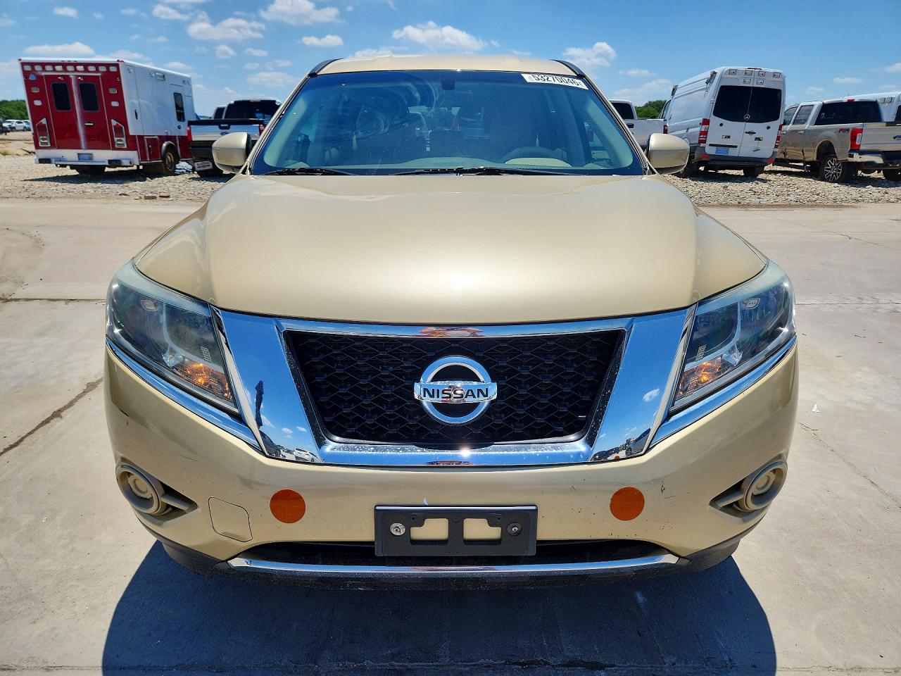 2013 Nissan Pathfinder S Tan vin: 5N1AR2MN8DC621045