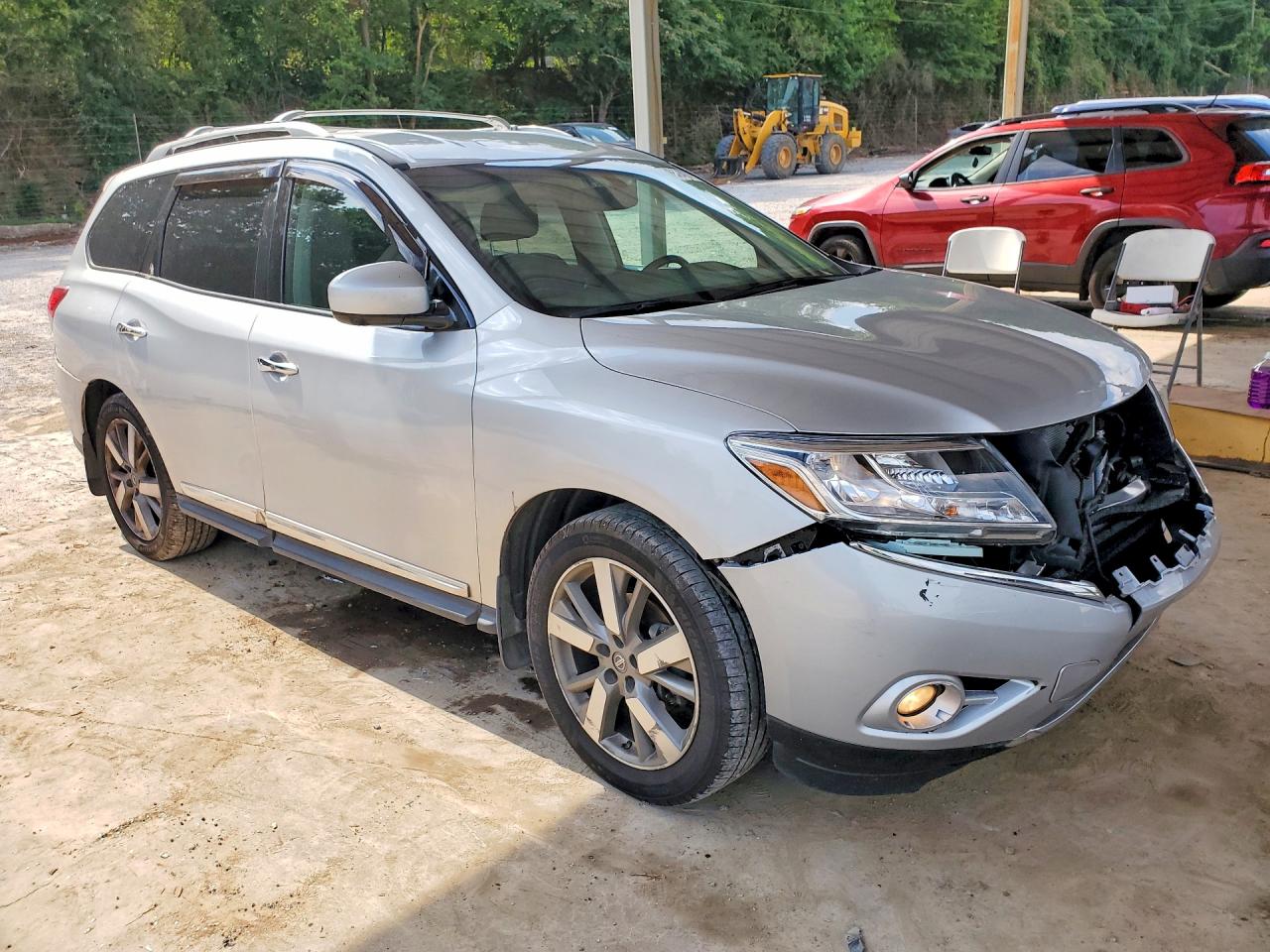 2013 Nissan Pathfinder S Серебряный vin: 5N1AR2MN8DC621451
