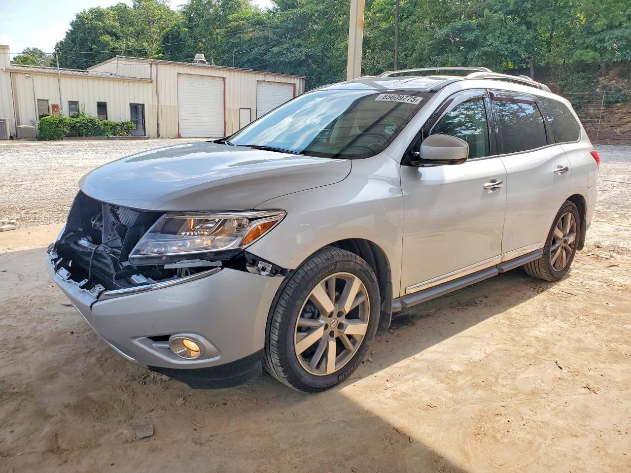 2013 Nissan Pathfinder S Серебряный vin: 5N1AR2MN8DC621451
