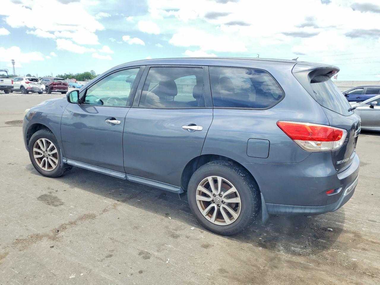 2013 Nissan Pathfinder S Gray vin: 5N1AR2MN8DC687692