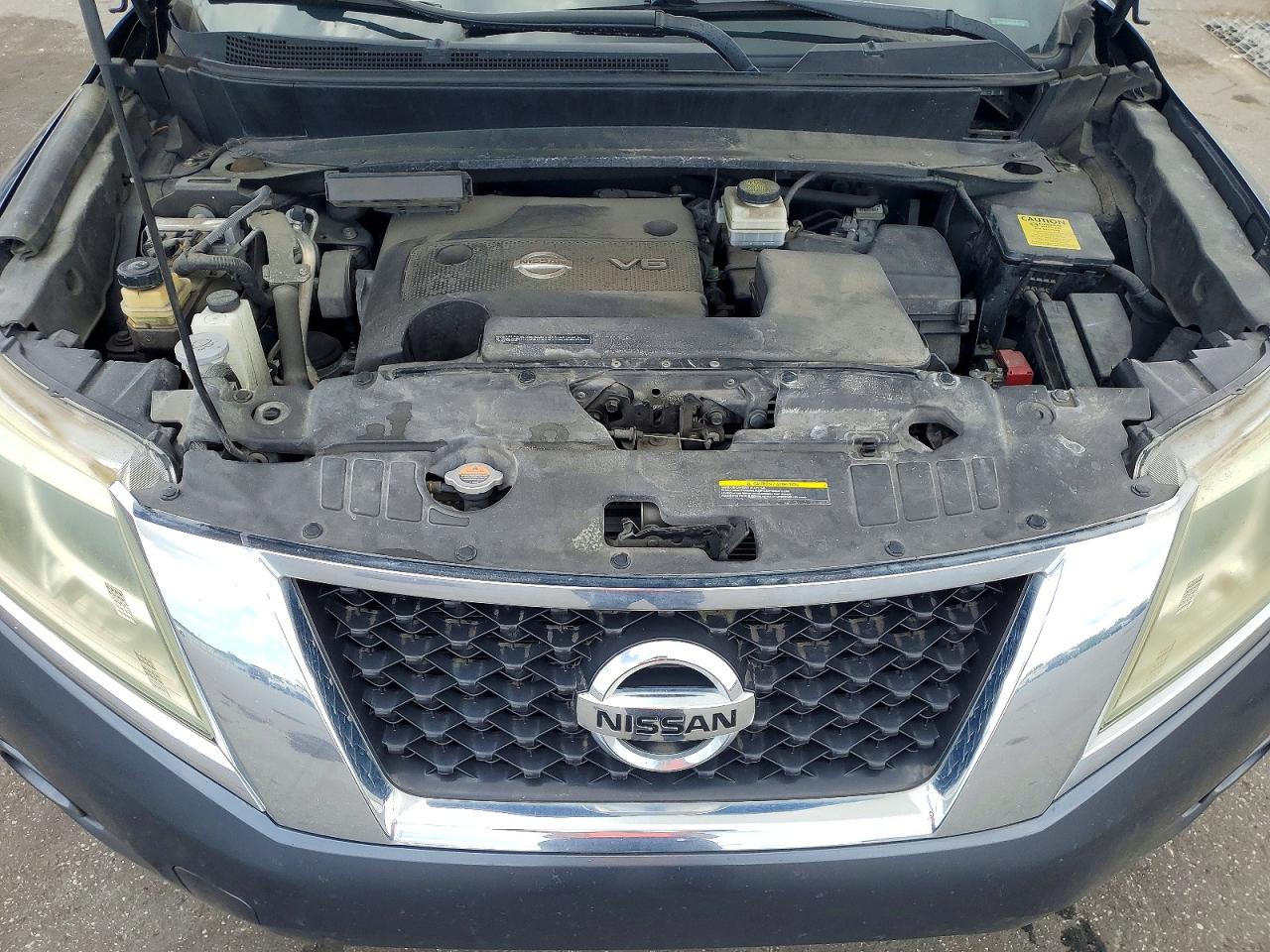 2013 Nissan Pathfinder S Gray vin: 5N1AR2MN8DC687692
