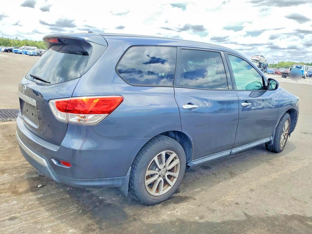 2013 Nissan Pathfinder S Gray vin: 5N1AR2MN8DC687692
