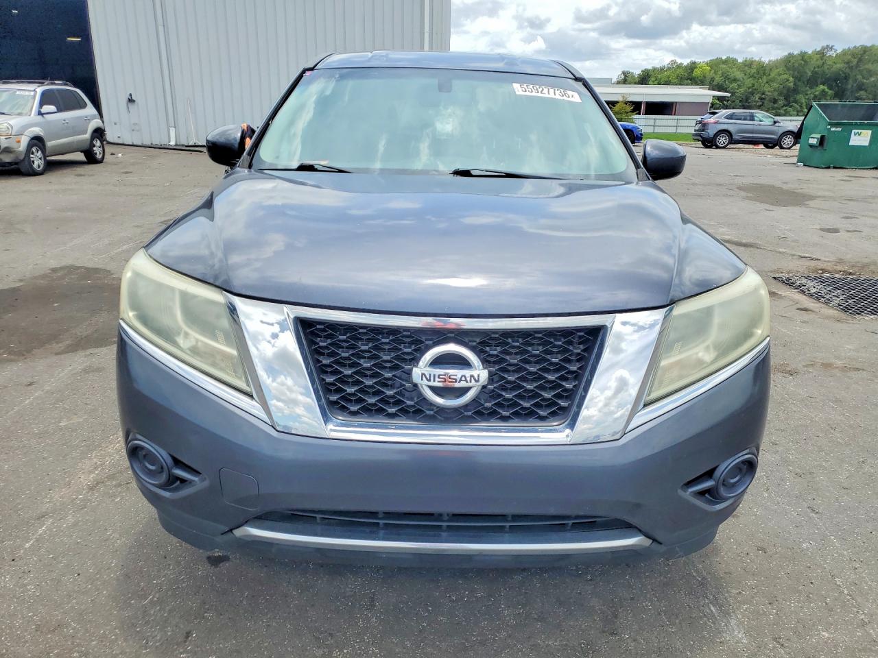 2013 Nissan Pathfinder S Gray vin: 5N1AR2MN8DC687692