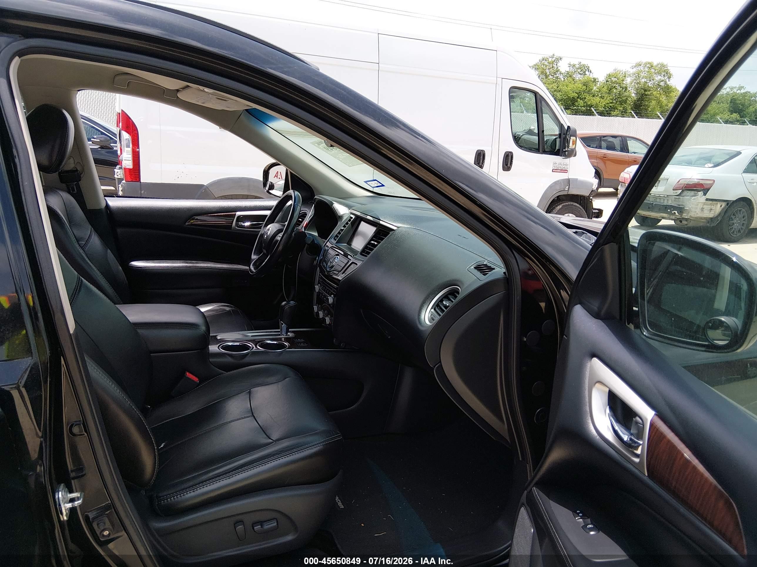 2014 Nissan Pathfinder Sl Black vin: 5N1AR2MN8EC601315