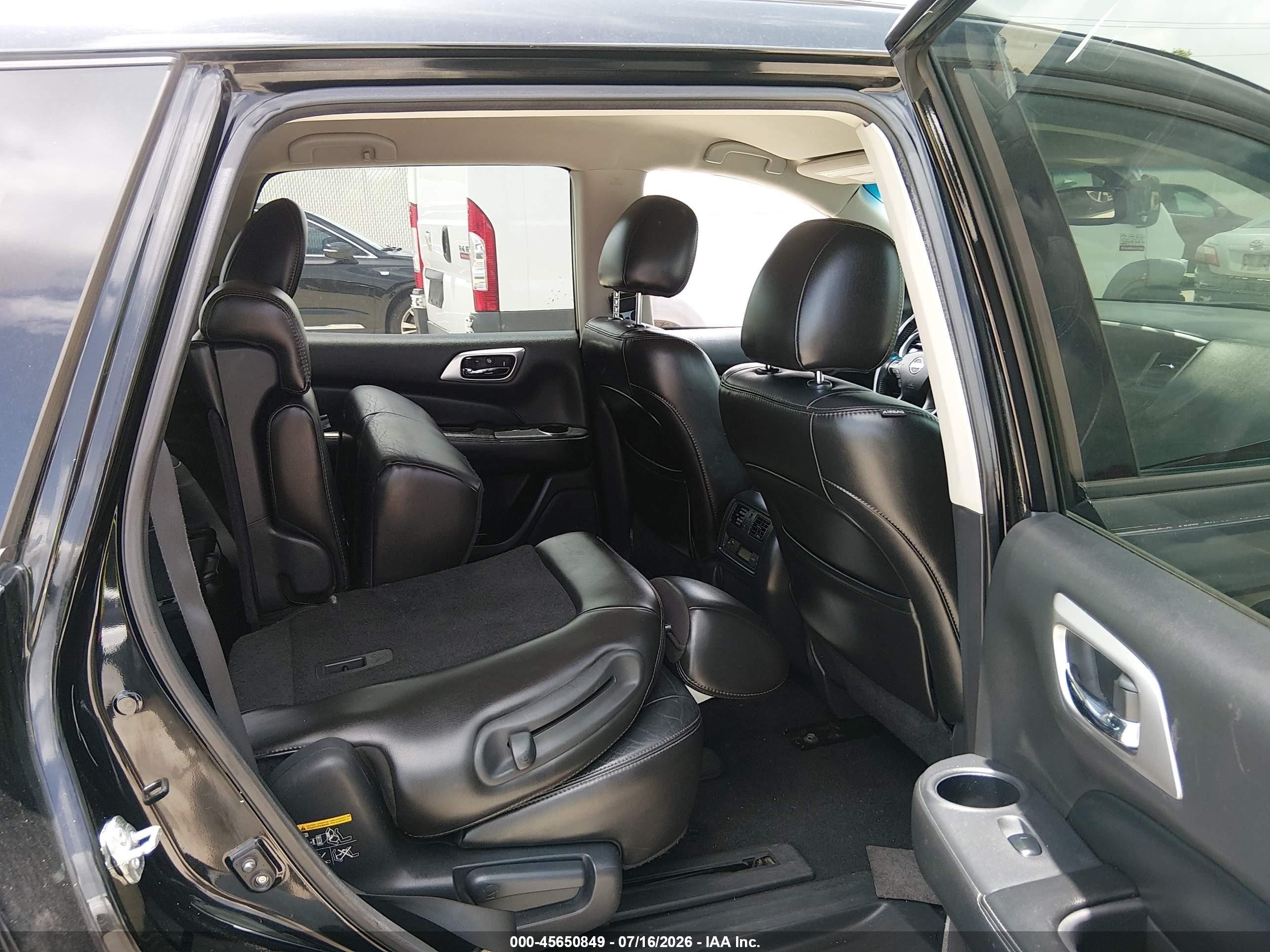 2014 Nissan Pathfinder Sl Black vin: 5N1AR2MN8EC601315