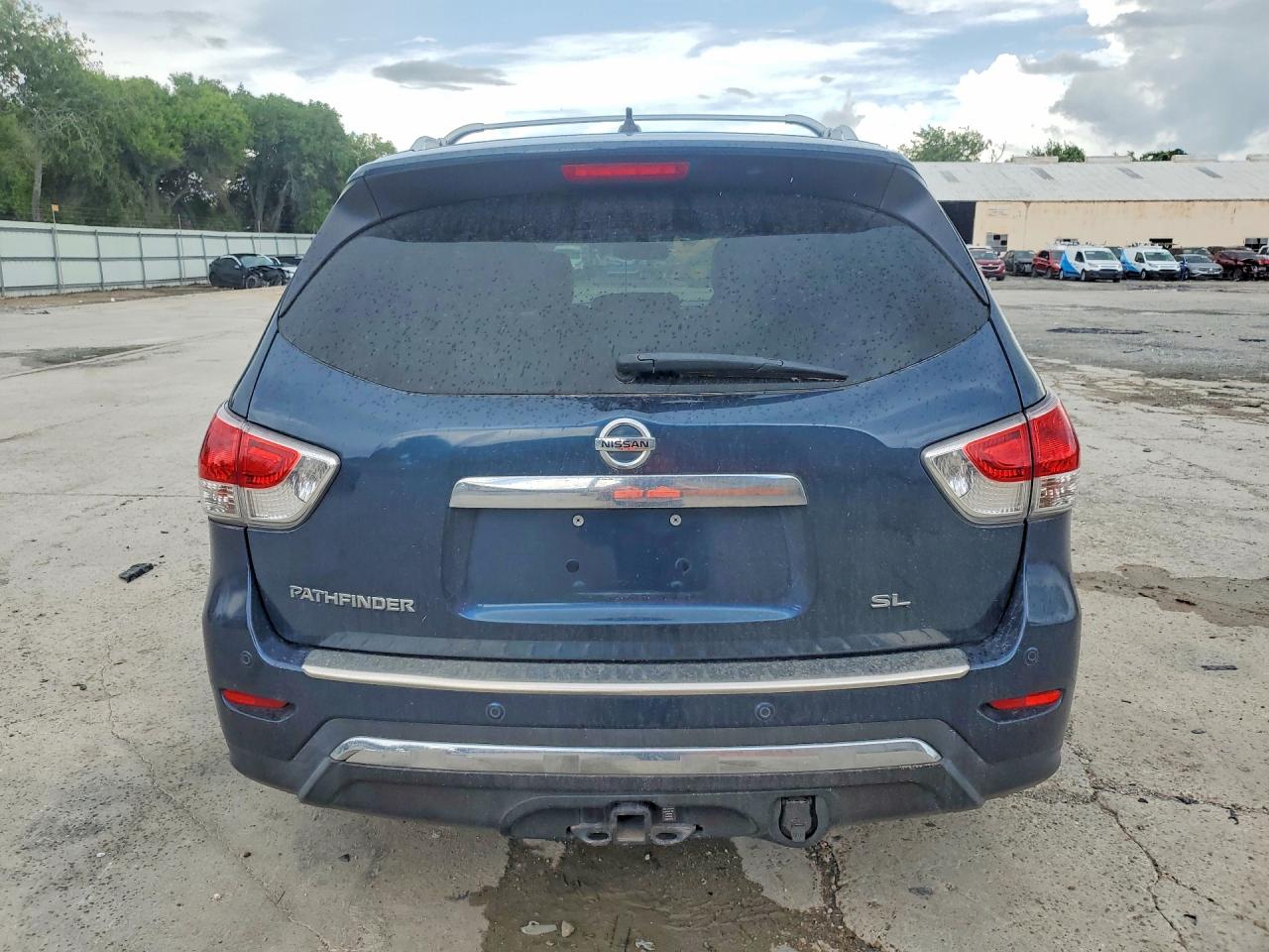 2014 Nissan Pathfinder S Blue vin: 5N1AR2MN8EC617854