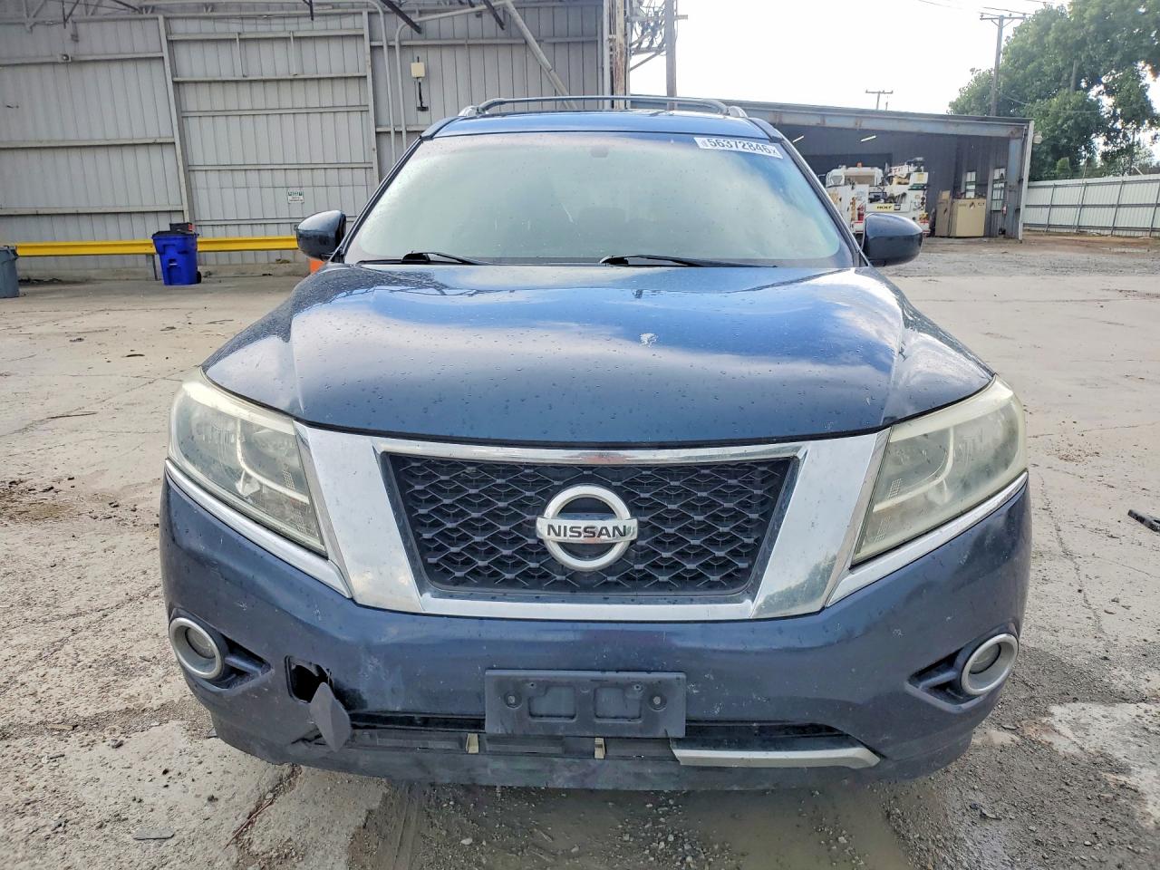 2014 Nissan Pathfinder S Blue vin: 5N1AR2MN8EC617854