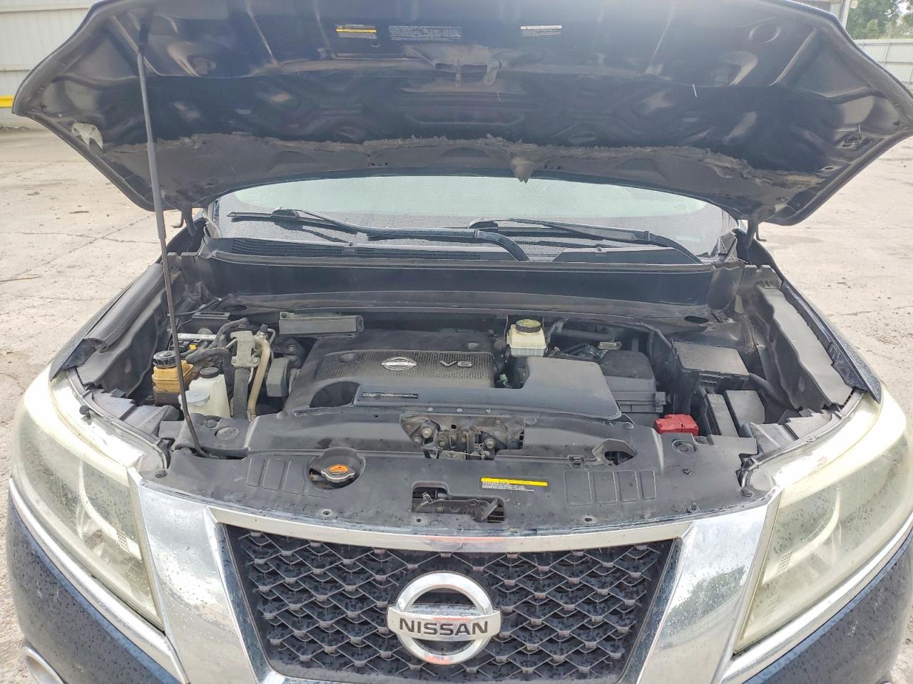 2014 Nissan Pathfinder S Blue vin: 5N1AR2MN8EC617854
