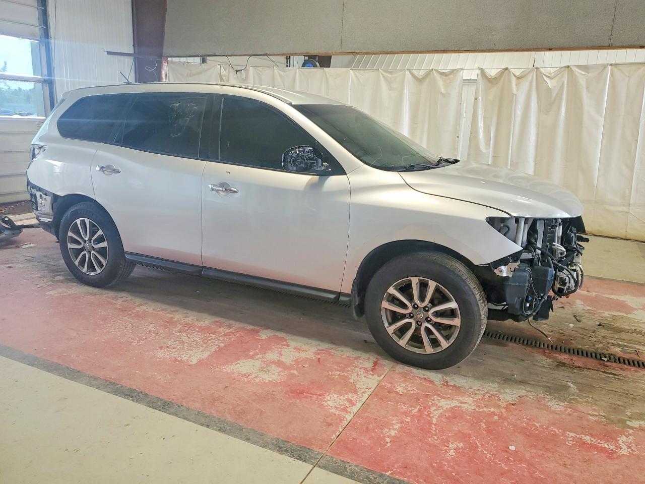 2014 Nissan Pathfinder S Gray vin: 5N1AR2MN8EC633326