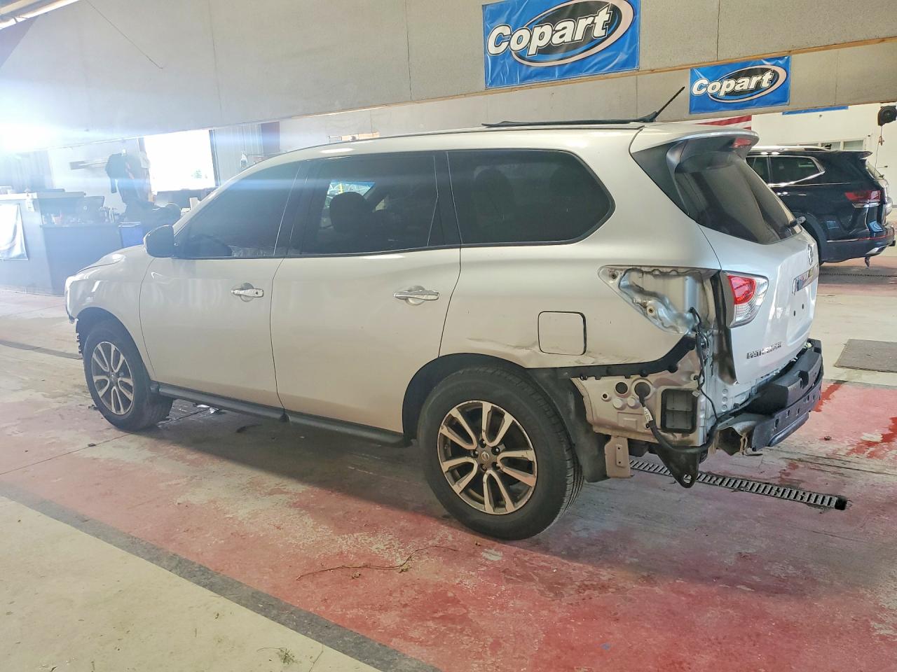 2014 Nissan Pathfinder S Gray vin: 5N1AR2MN8EC633326
