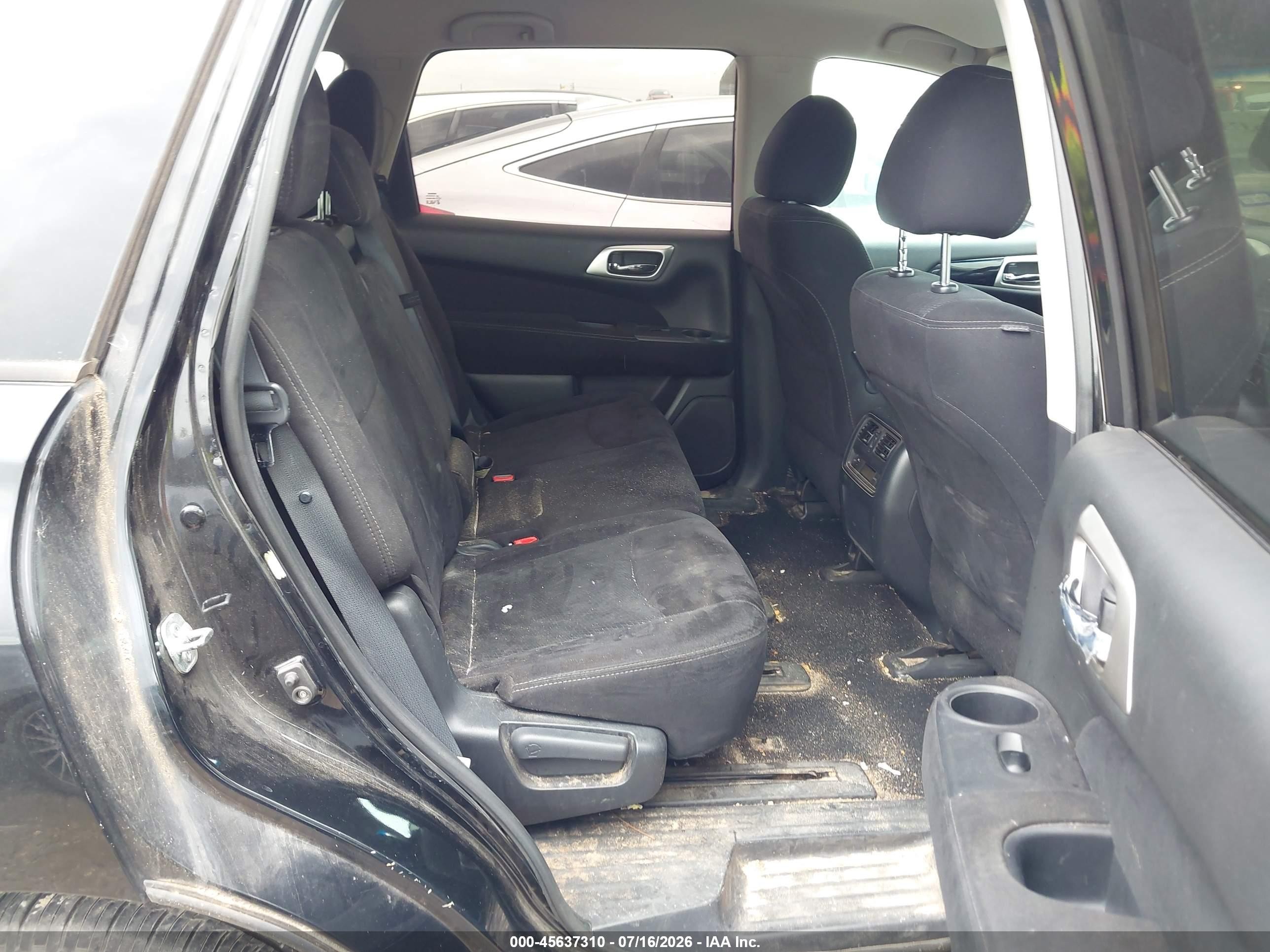 2014 Nissan Pathfinder S Черный vin: 5N1AR2MN8EC658257
