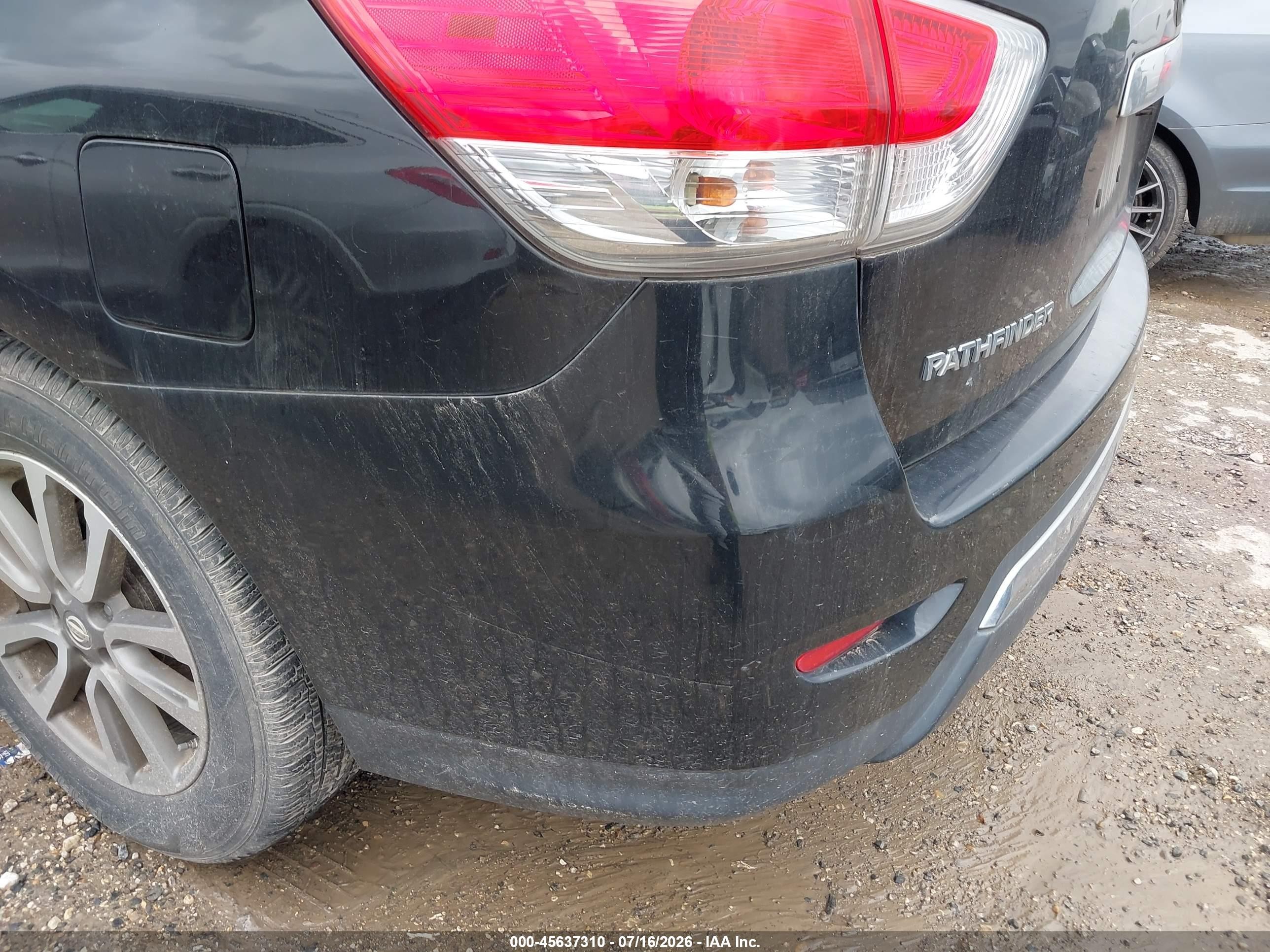 2014 Nissan Pathfinder S Черный vin: 5N1AR2MN8EC658257
