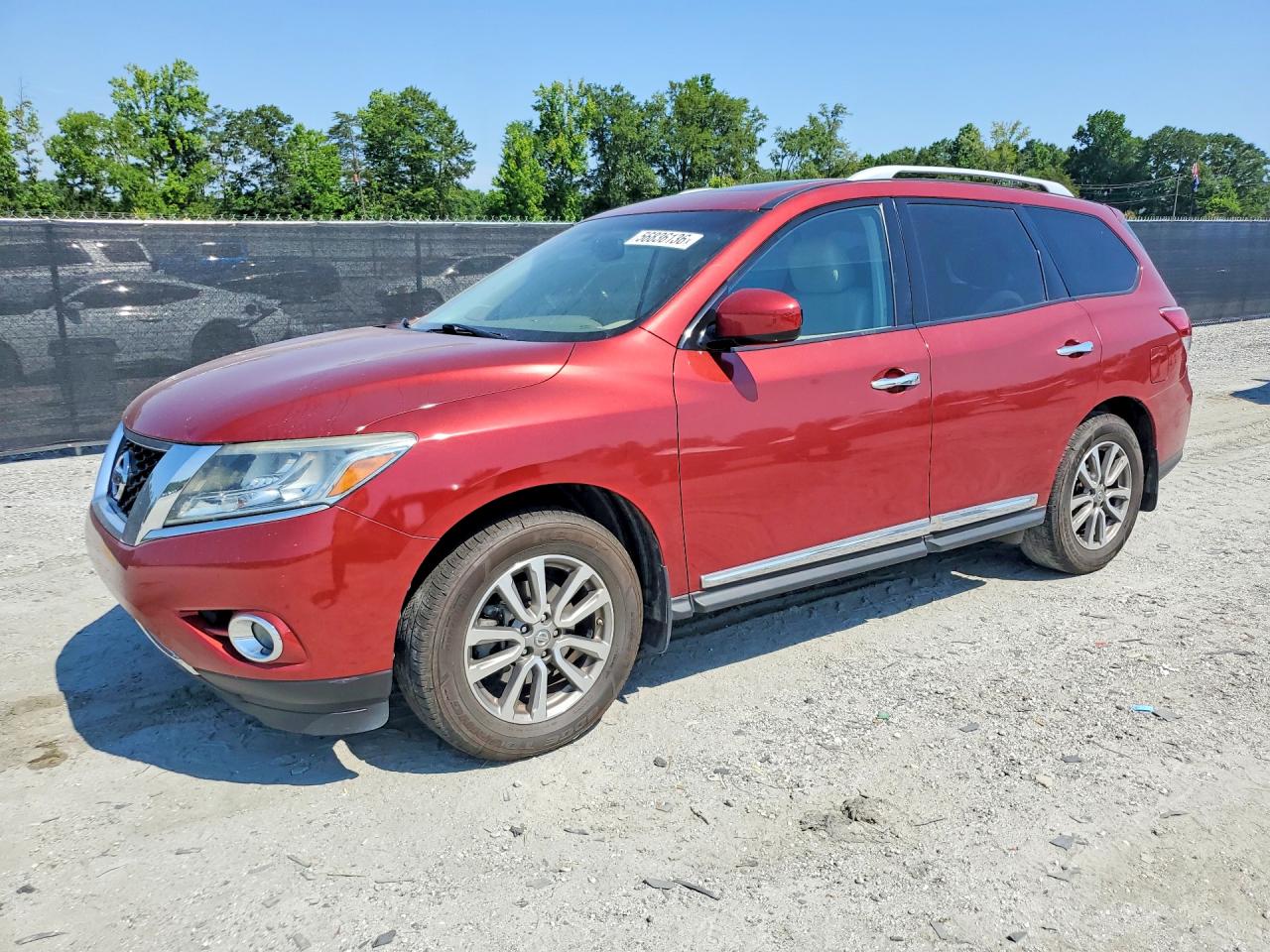 2014 Nissan Pathfinder Sl Burgundy vin: 5N1AR2MN8EC659389
