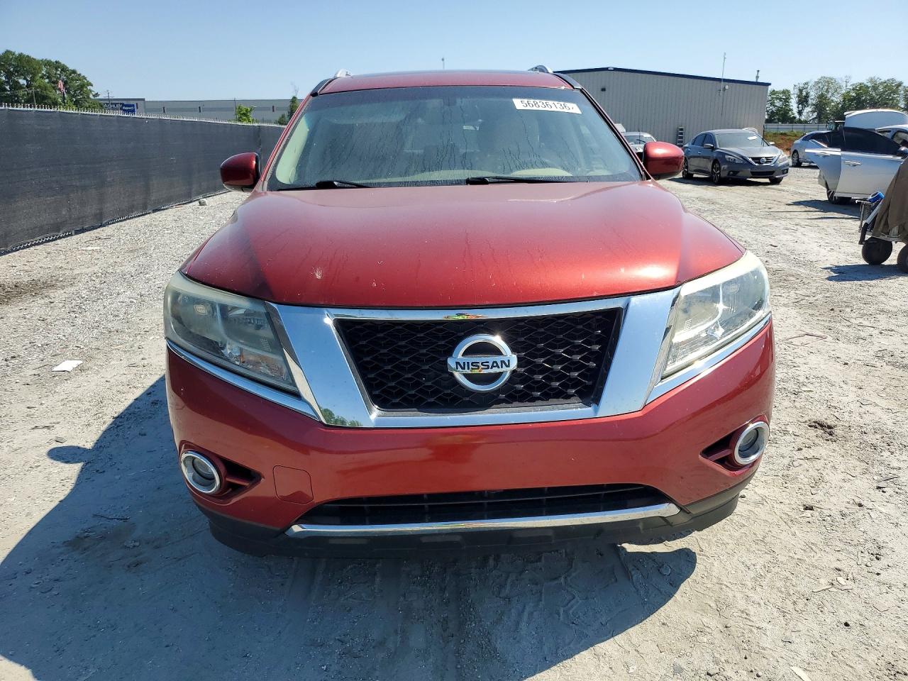 2014 Nissan Pathfinder Sl Бордовый vin: 5N1AR2MN8EC659389
