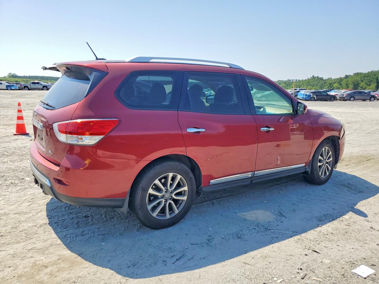 2014 Nissan Pathfinder Sl Бордовый vin: 5N1AR2MN8EC659389