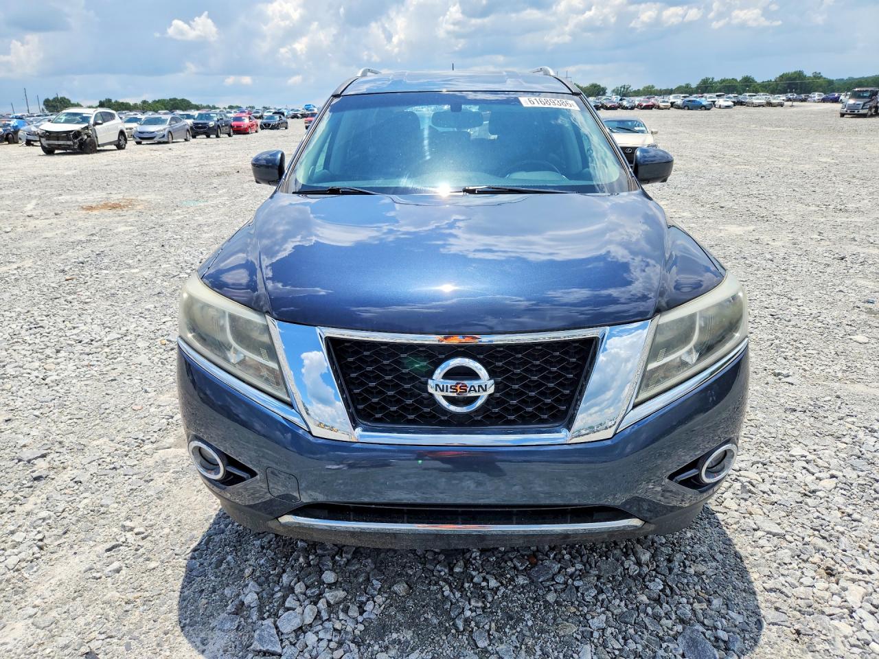 2014 Nissan Pathfinder Platinum Blue vin: 5N1AR2MN8EC678413