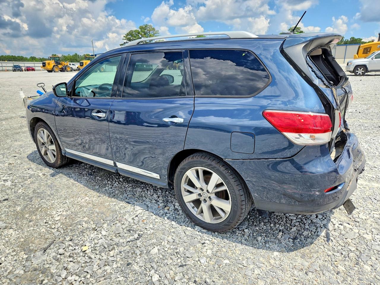 2014 Nissan Pathfinder Platinum Blue vin: 5N1AR2MN8EC678413