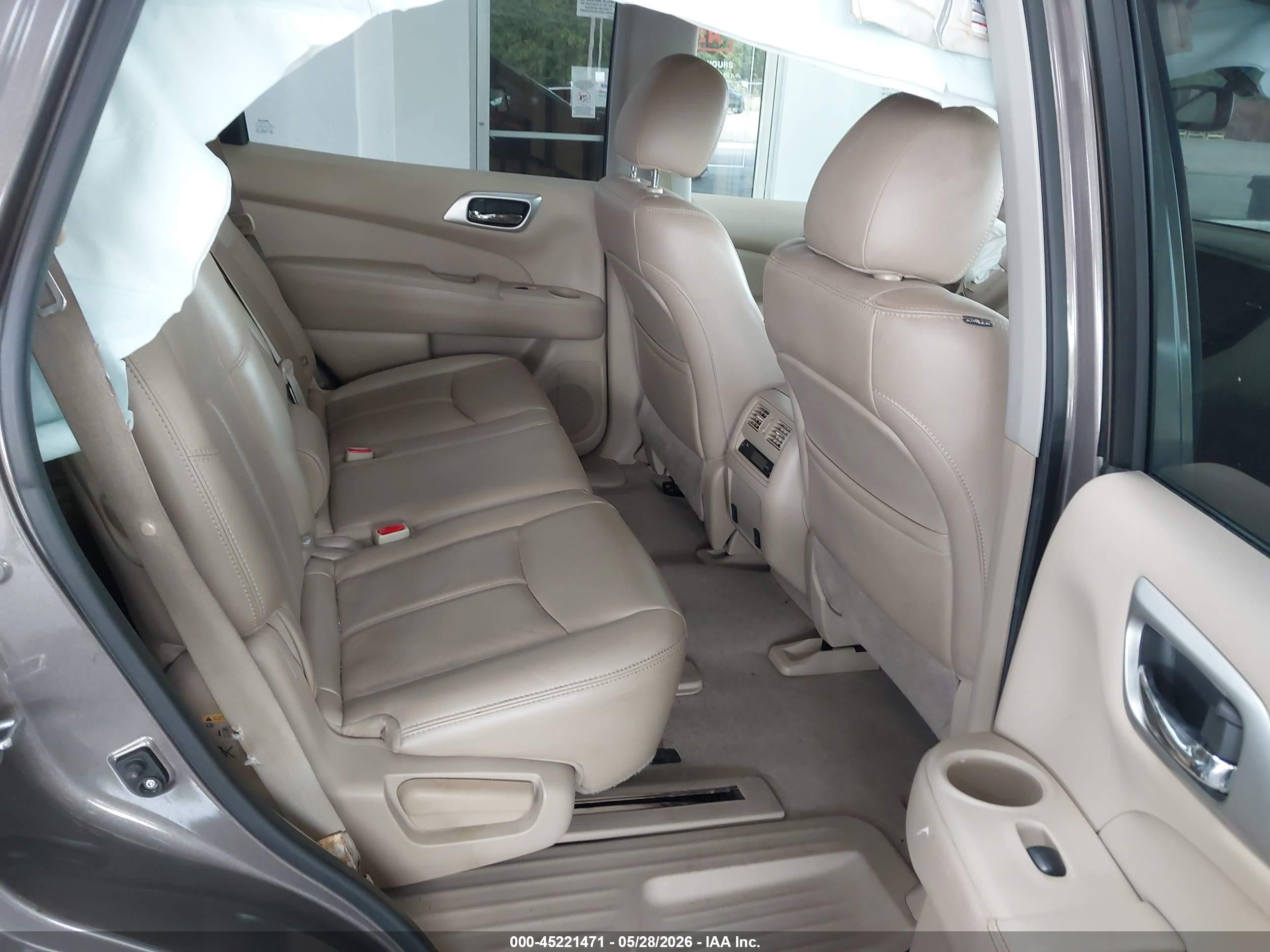 2014 Nissan Pathfinder Sl Brown vin: 5N1AR2MN8EC690321