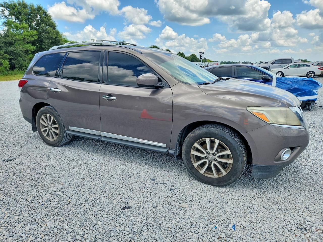 2014 Nissan Pathfinder Sl Серый vin: 5N1AR2MN8EC700801
