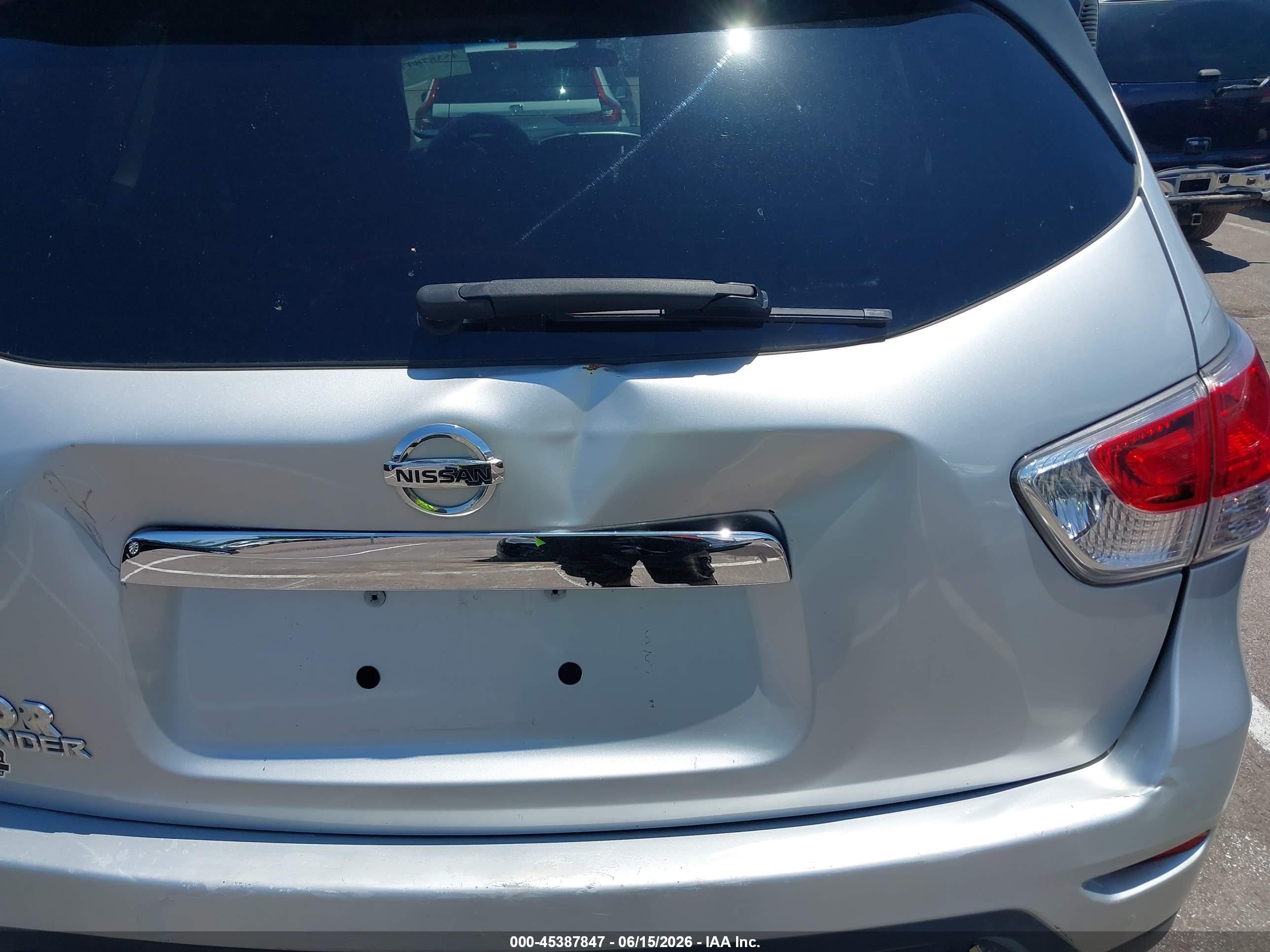 2014 Nissan Pathfinder S Gray vin: 5N1AR2MN8EC712222