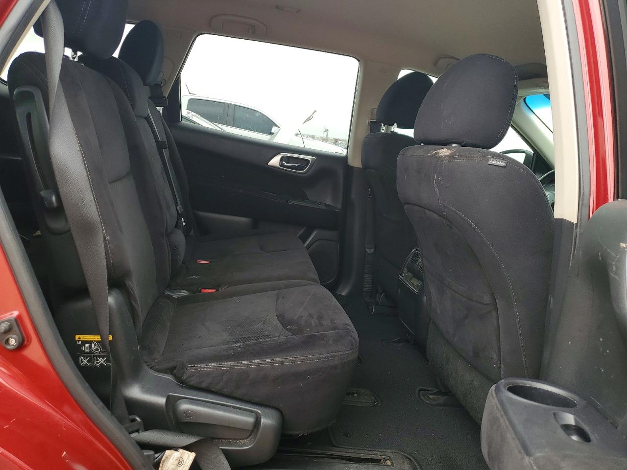 2015 Nissan Pathfinder Sv Burgundy vin: 5N1AR2MN8FC606208