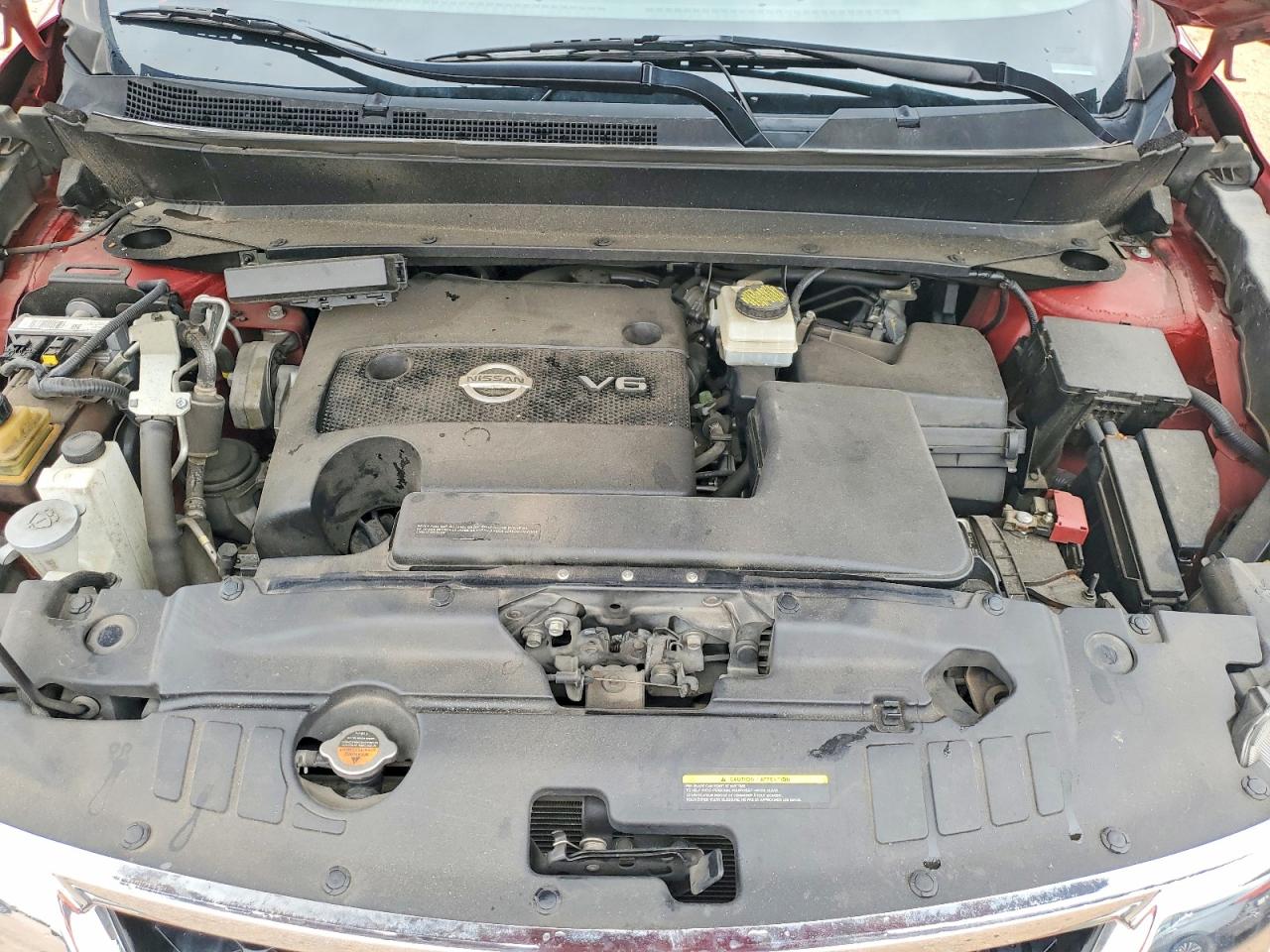 2015 Nissan Pathfinder Sv Burgundy vin: 5N1AR2MN8FC606208