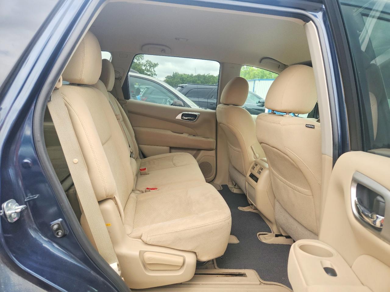 2015 Nissan Pathfinder S Blue vin: 5N1AR2MN8FC618438