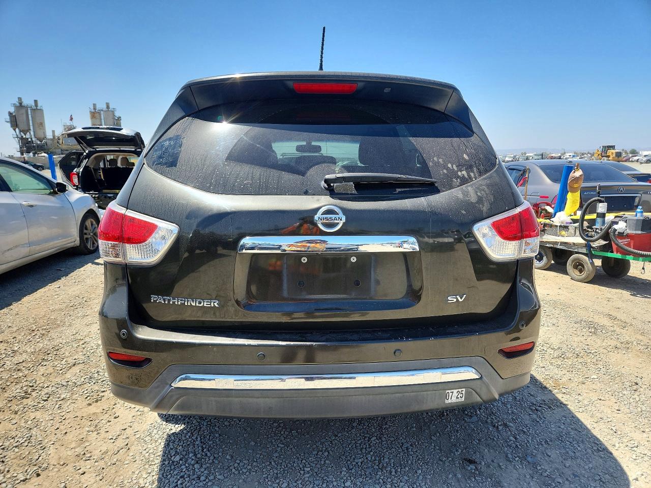2015 Nissan Pathfinder Sv Gray vin: 5N1AR2MN8FC644067