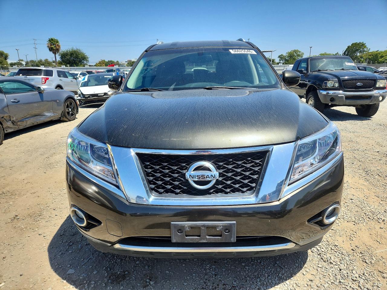 2015 Nissan Pathfinder Sv Gray vin: 5N1AR2MN8FC644067