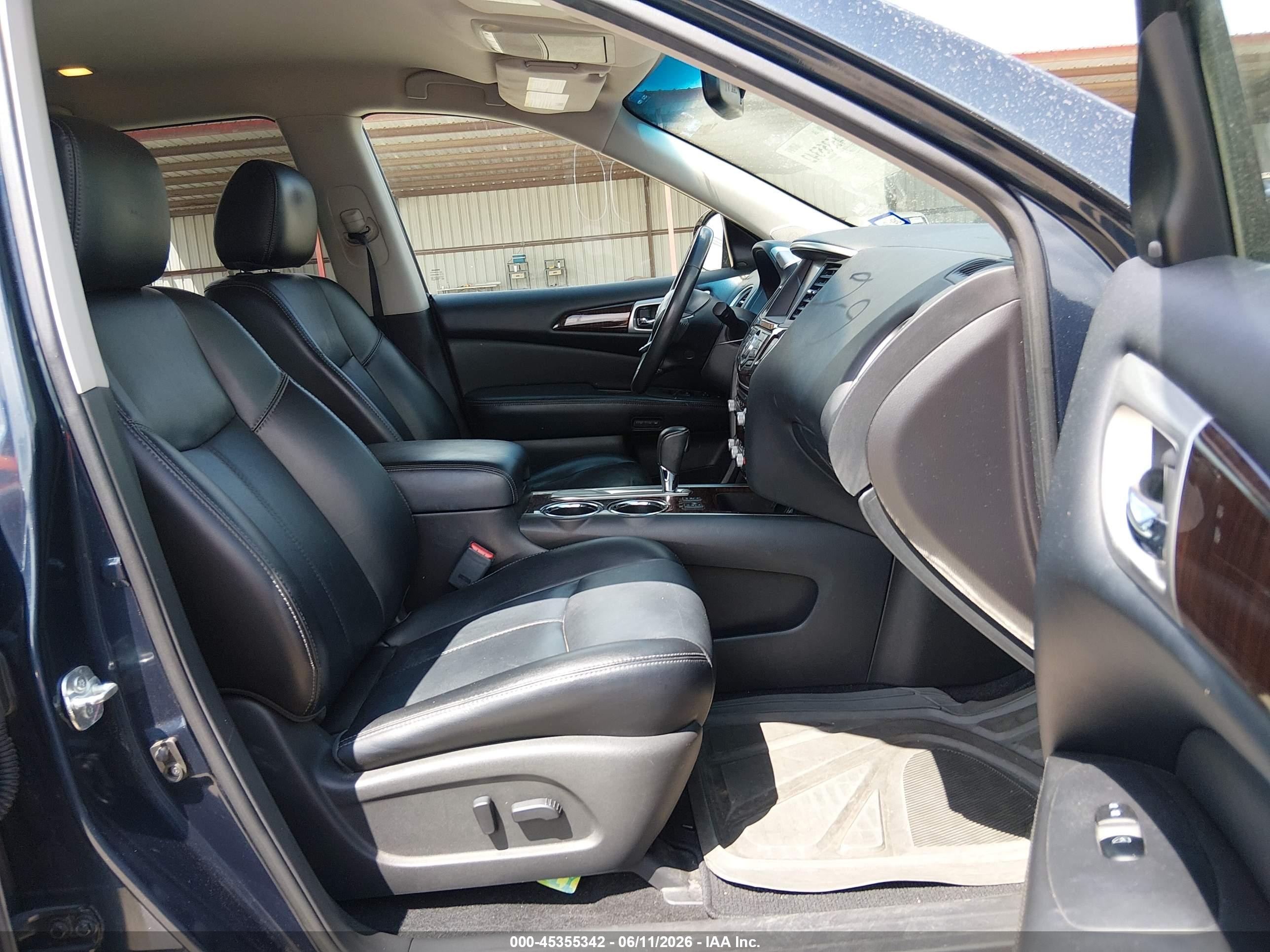 2015 Nissan Pathfinder Platinum/s/sl/sv Blue vin: 5N1AR2MN8FC654274