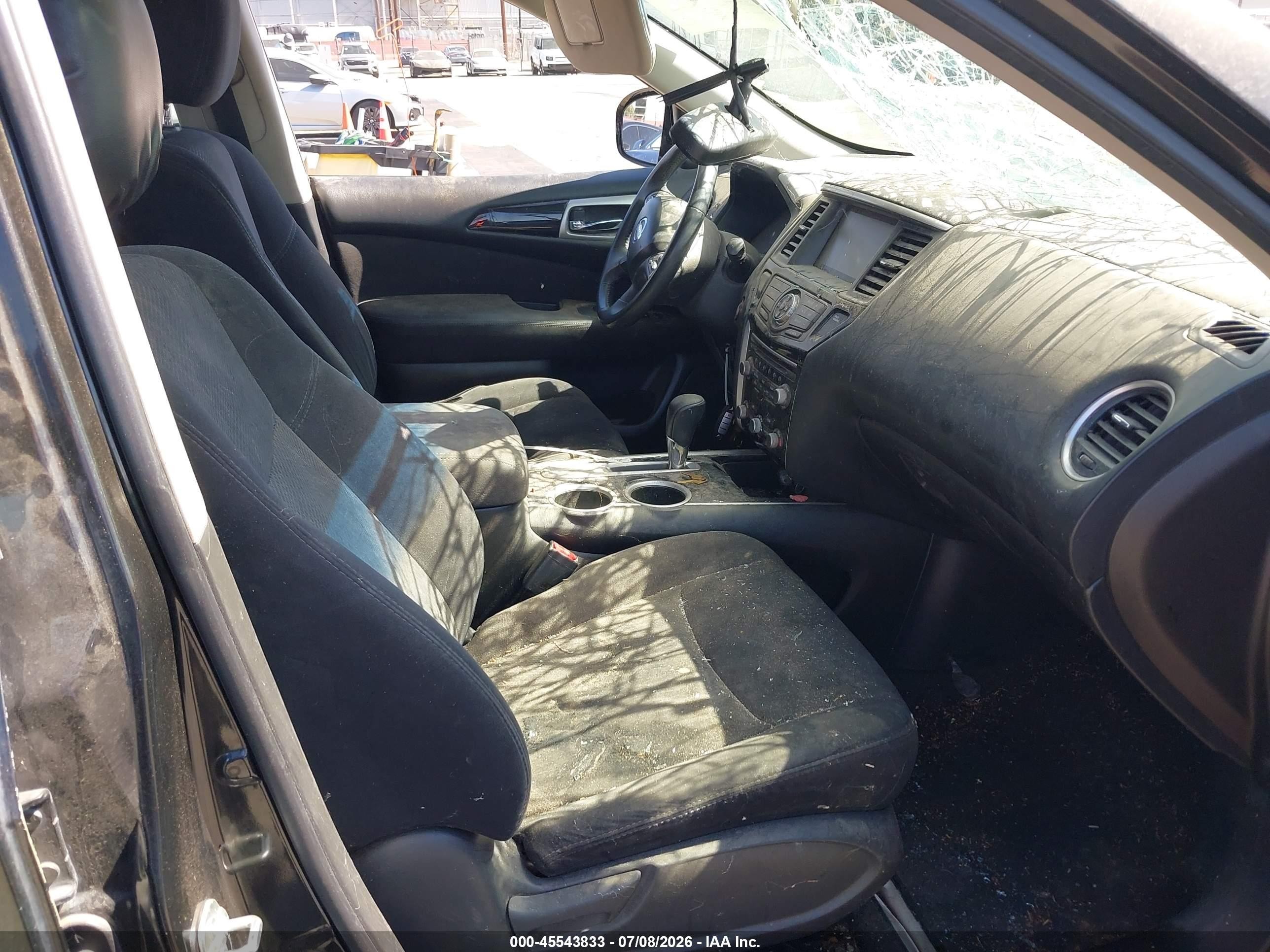 2015 Nissan Pathfinder Sv Черный vin: 5N1AR2MN8FC665274