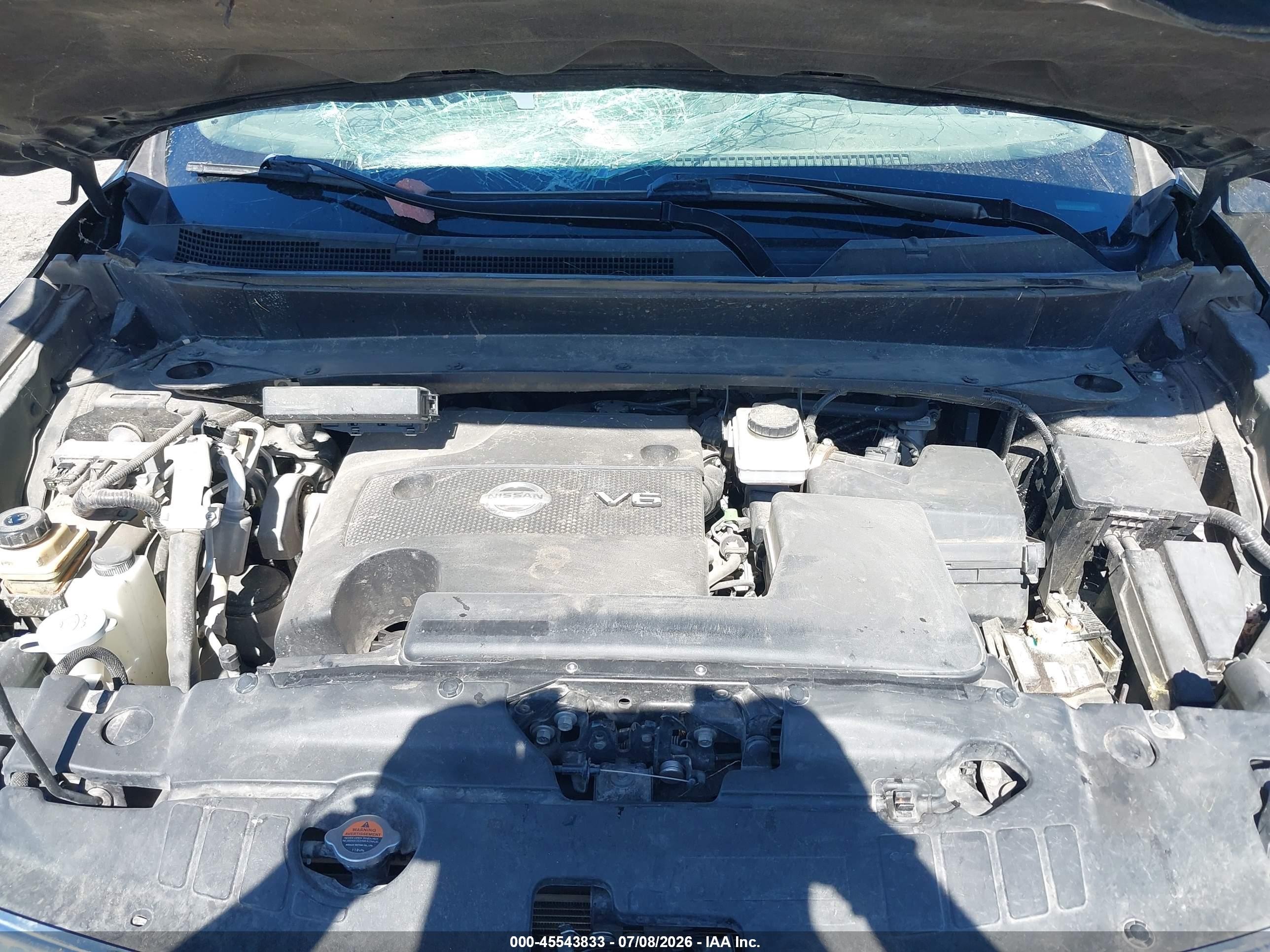 2015 Nissan Pathfinder Sv Черный vin: 5N1AR2MN8FC665274