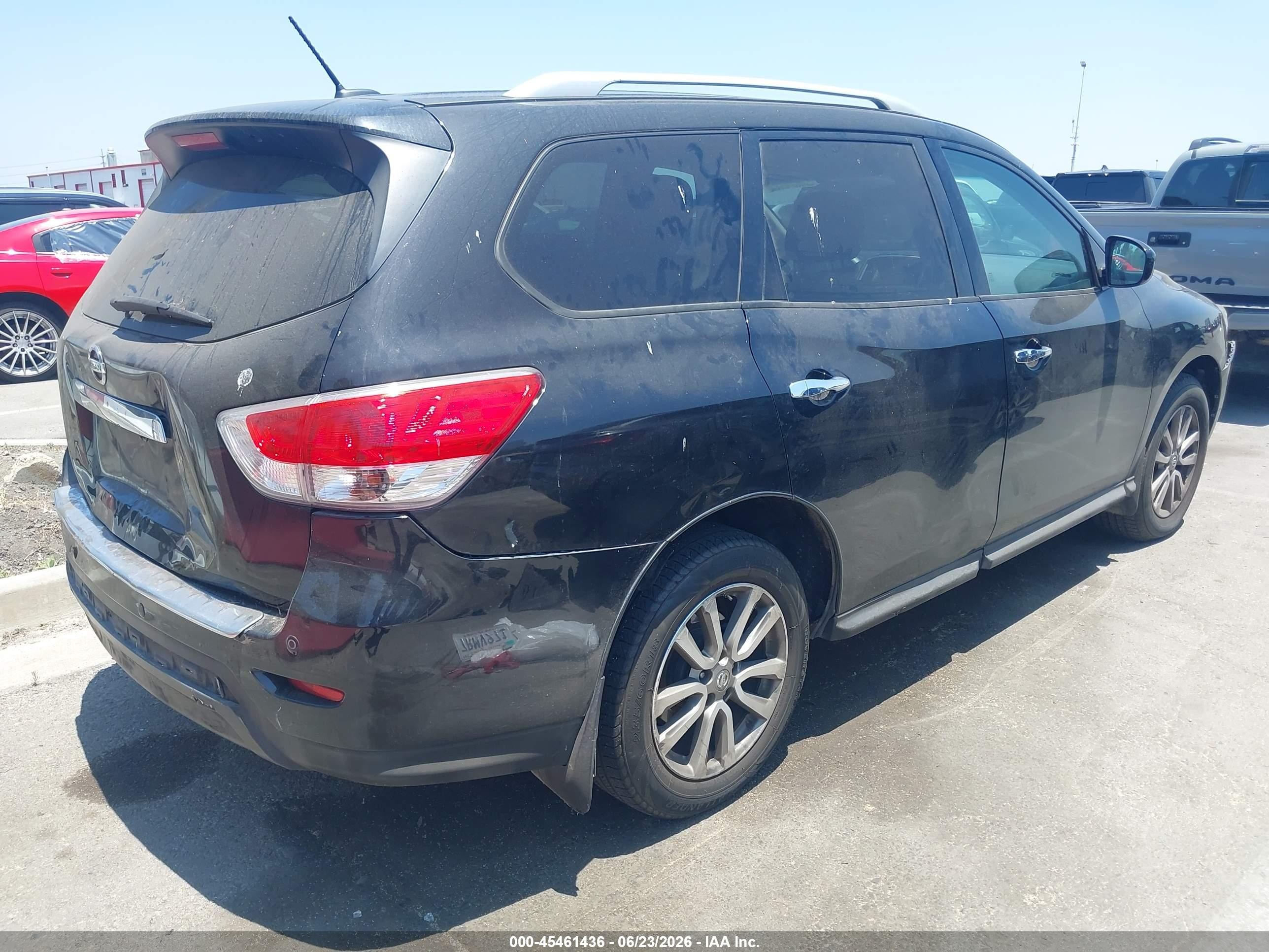 2015 Nissan Pathfinder Sv Black vin: 5N1AR2MN8FC718281