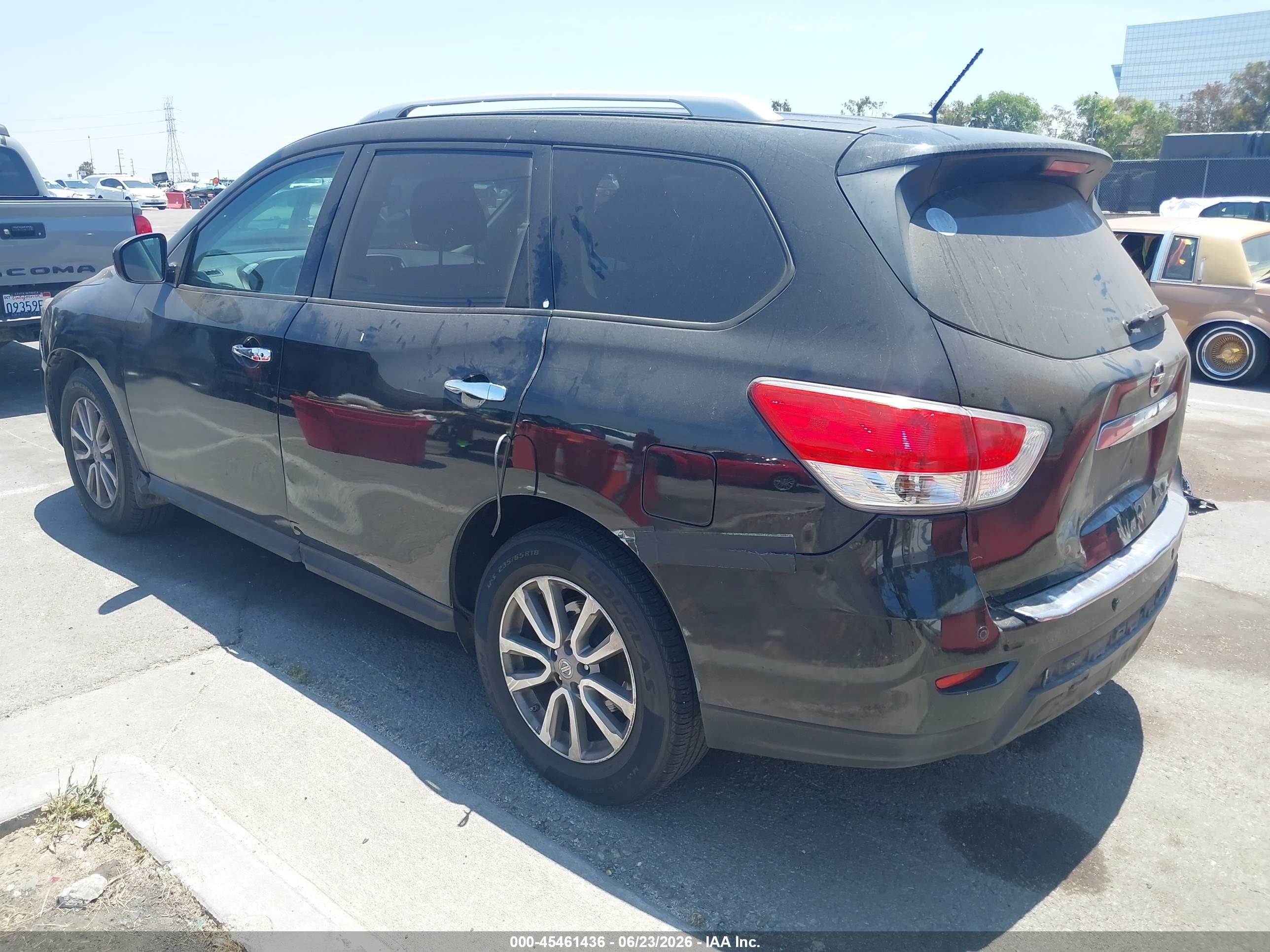 2015 Nissan Pathfinder Sv Black vin: 5N1AR2MN8FC718281