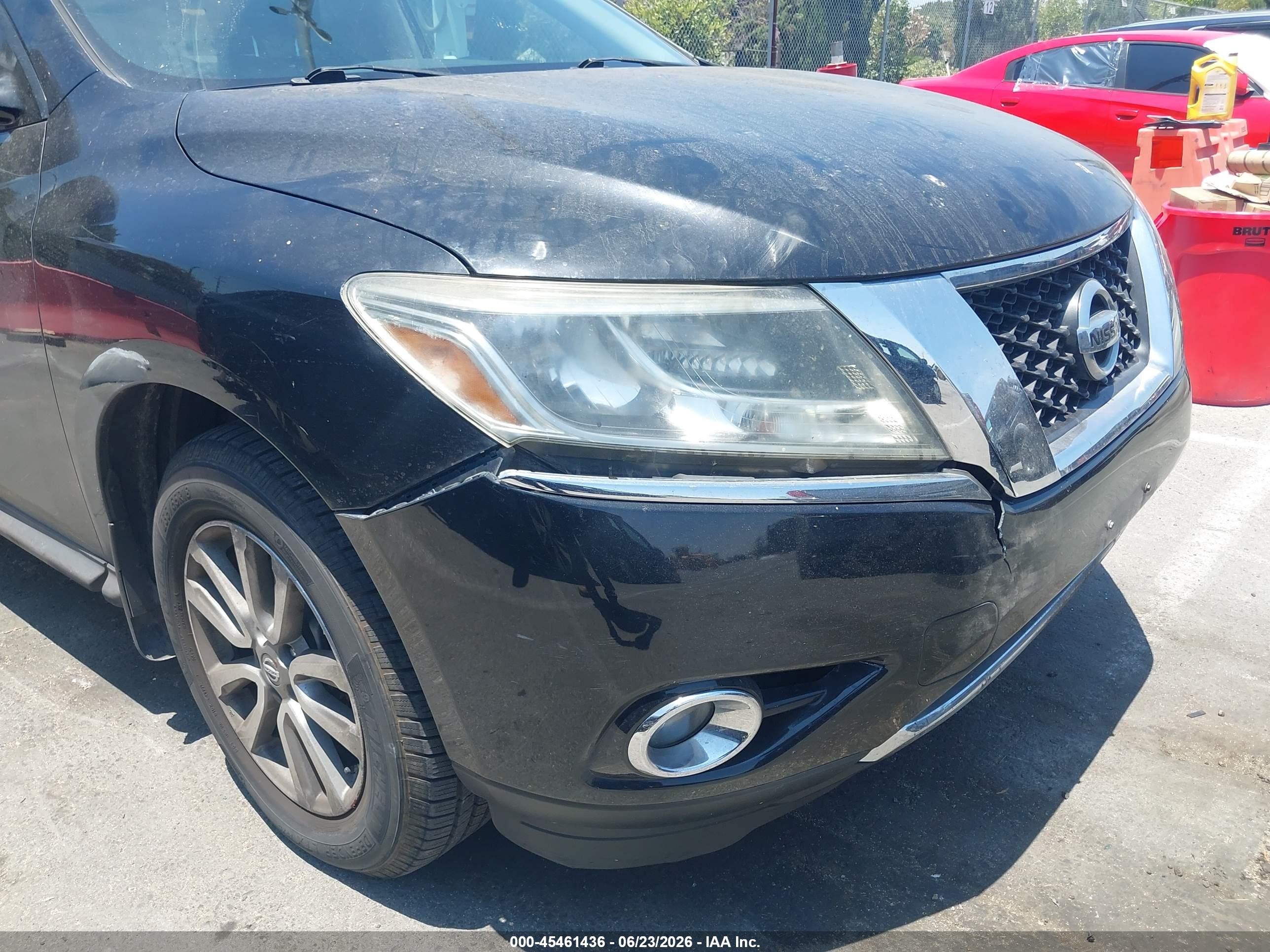 2015 Nissan Pathfinder Sv Black vin: 5N1AR2MN8FC718281
