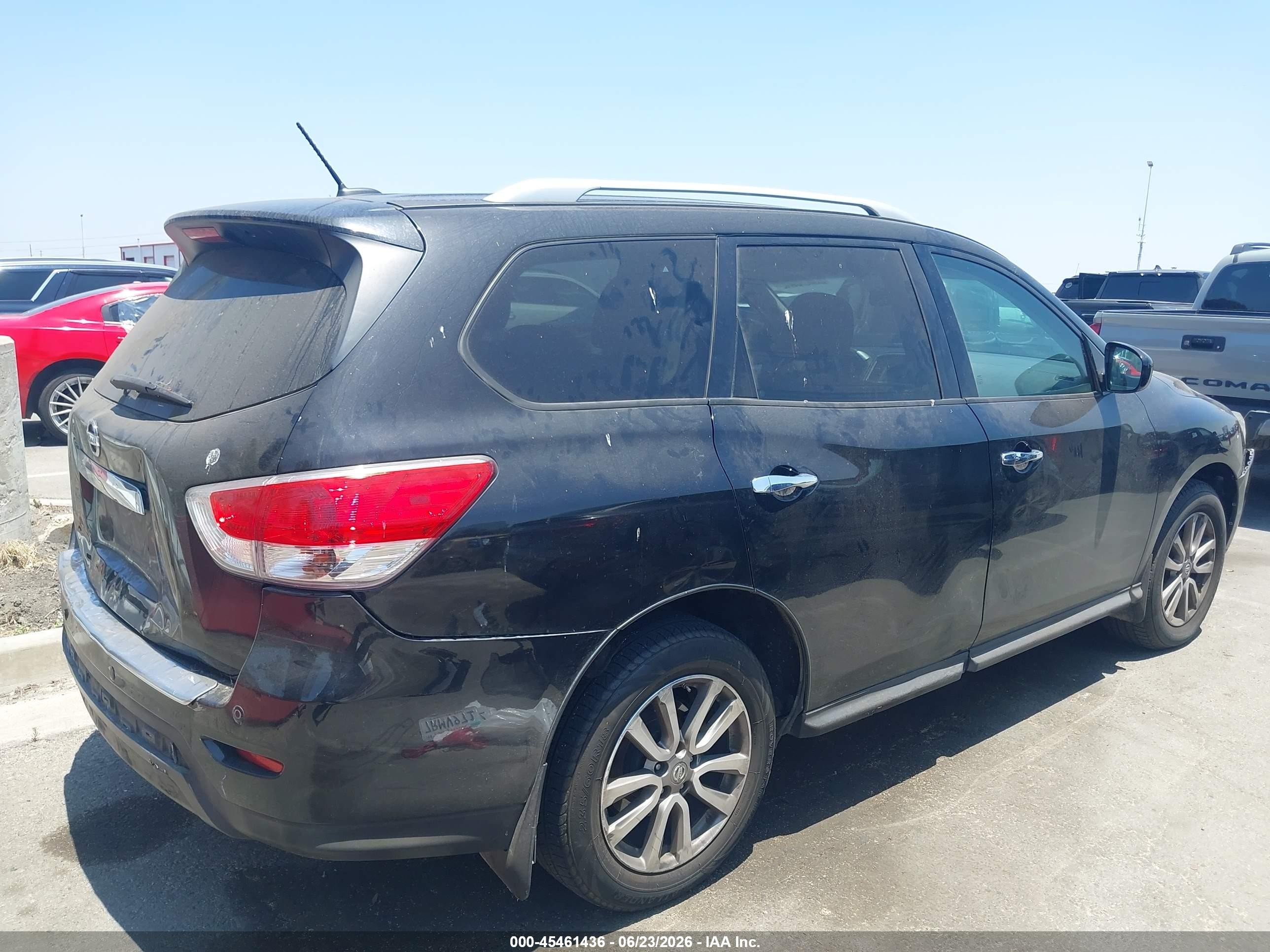 2015 Nissan Pathfinder Sv Black vin: 5N1AR2MN8FC718281