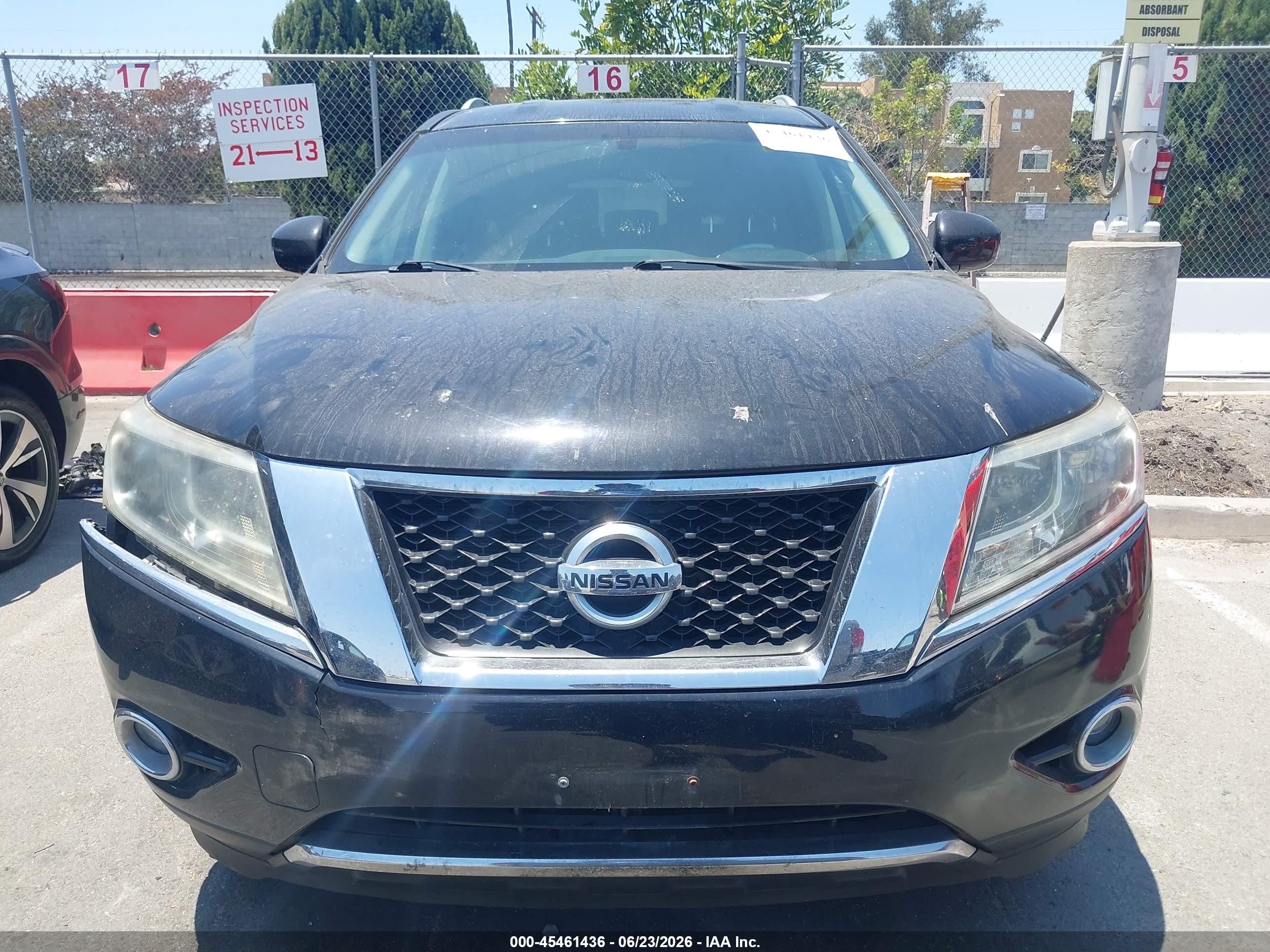 2015 Nissan Pathfinder Sv Black vin: 5N1AR2MN8FC718281