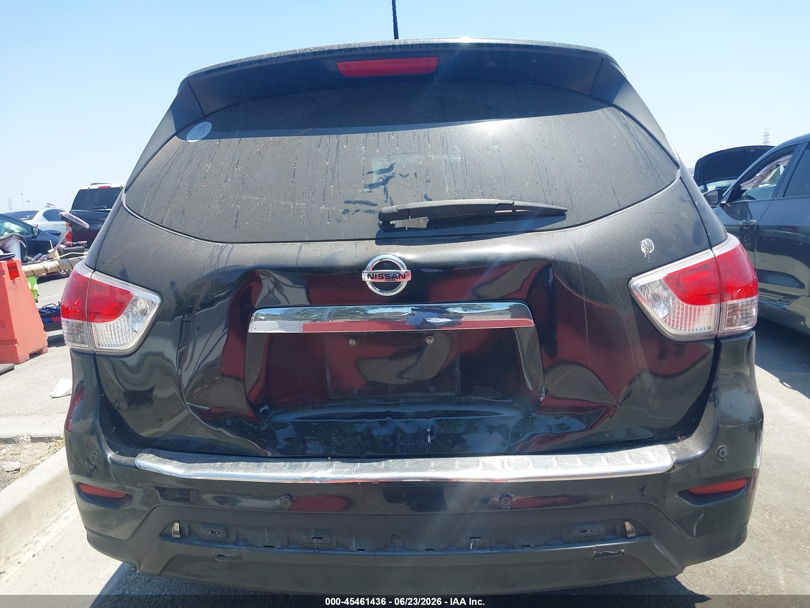 2015 Nissan Pathfinder Sv Black vin: 5N1AR2MN8FC718281