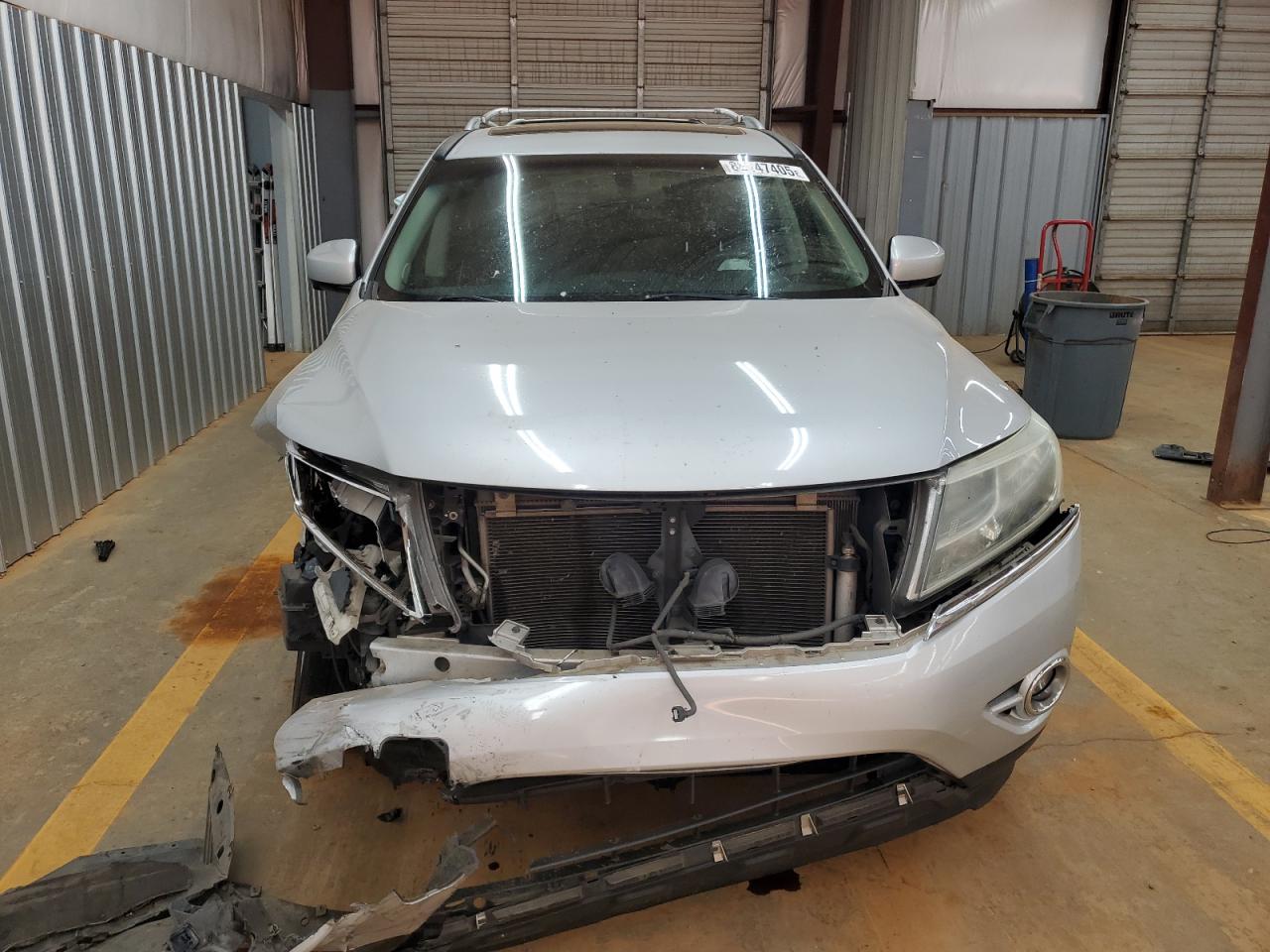 2013 Nissan Pathfinder S Gray vin: 5N1AR2MN9DC609082