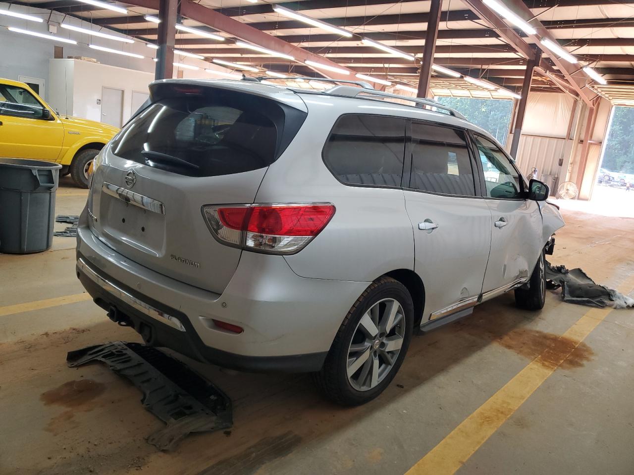 2013 Nissan Pathfinder S Gray vin: 5N1AR2MN9DC609082