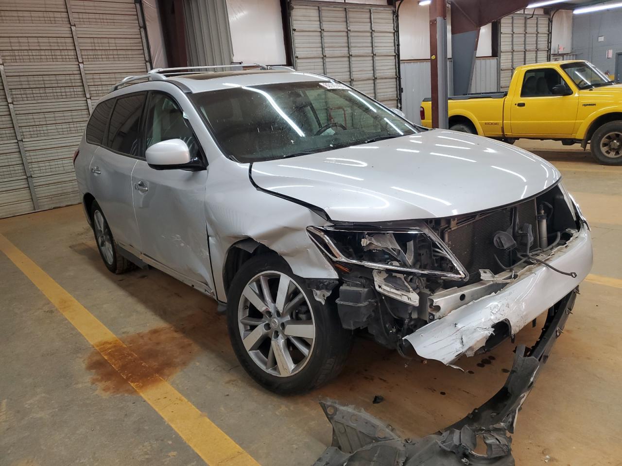 2013 Nissan Pathfinder S Gray vin: 5N1AR2MN9DC609082