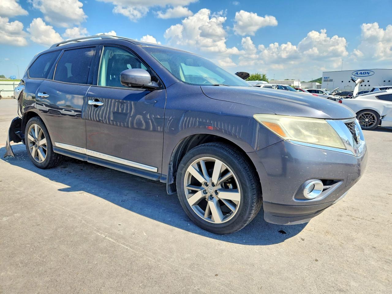 2013 Nissan Pathfinder S/sv/sl/platinum Gray vin: 5N1AR2MN9DC624682