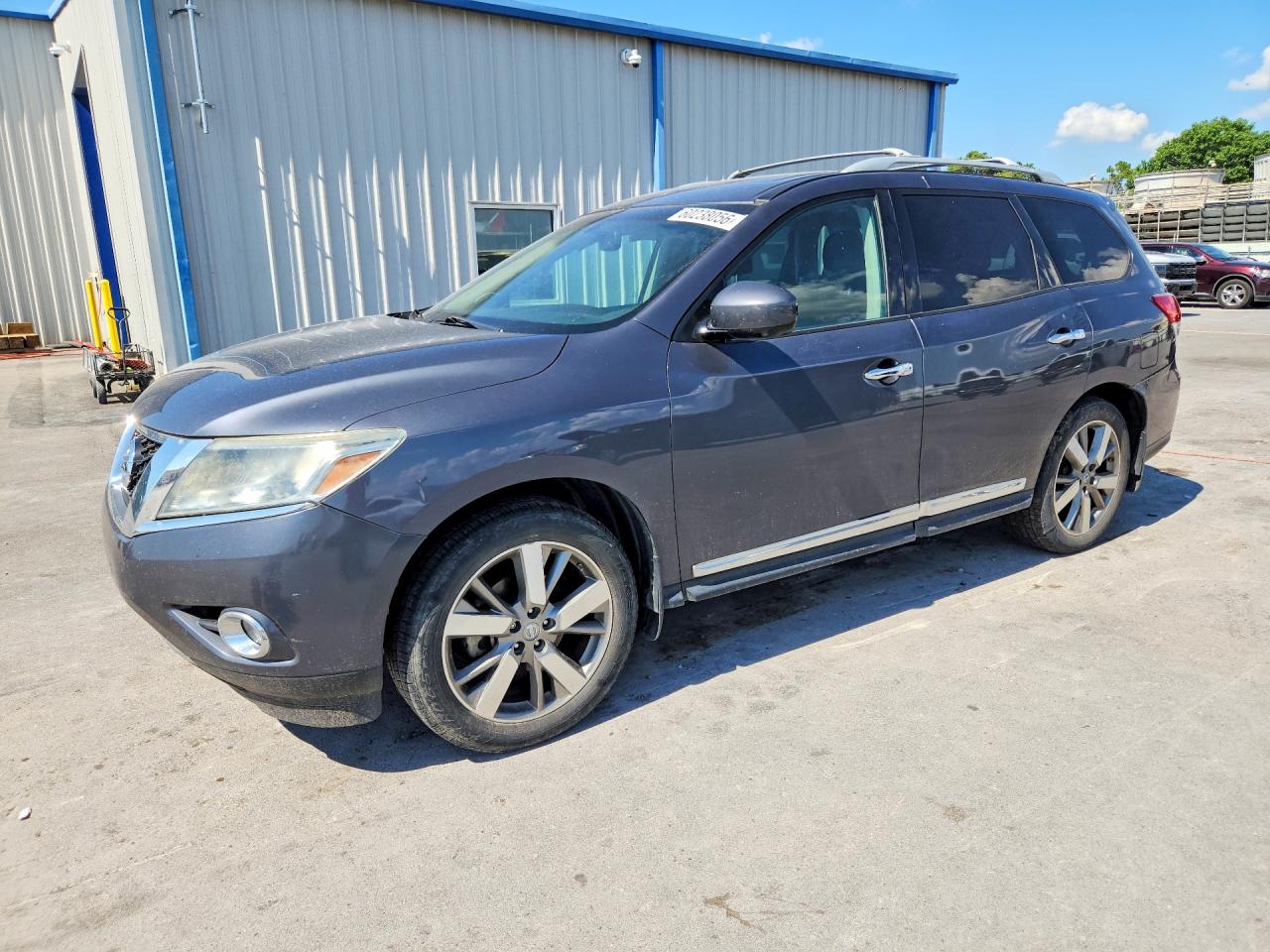 2013 Nissan Pathfinder S/sv/sl/platinum Gray vin: 5N1AR2MN9DC624682